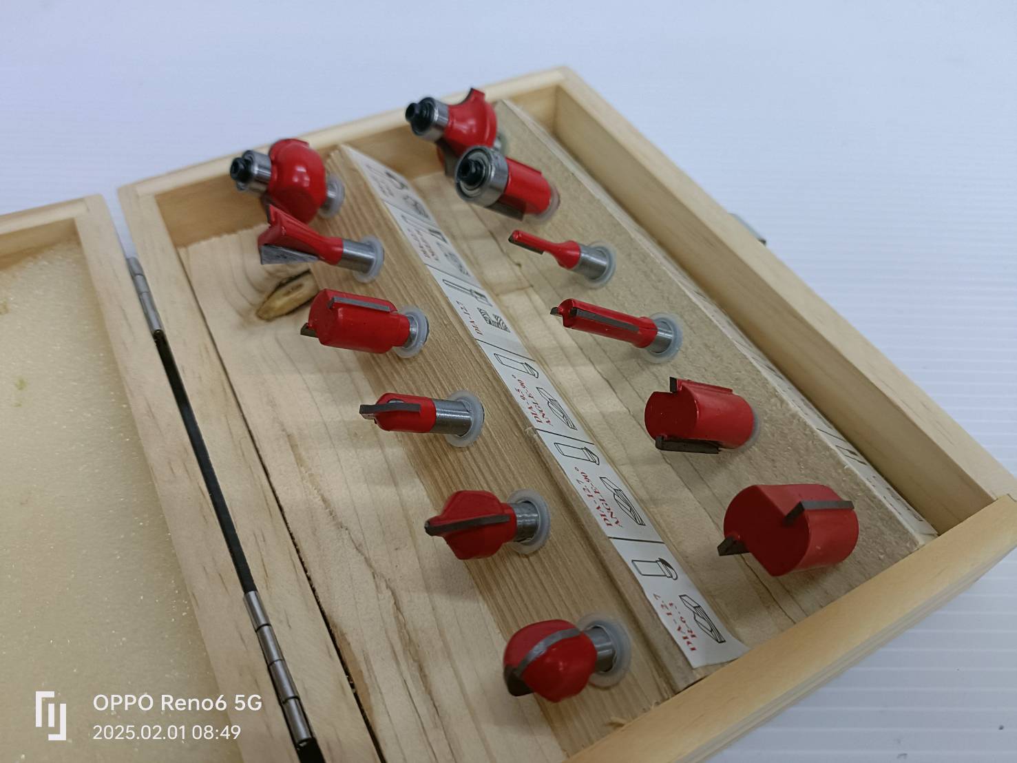 VERGIN ชุดดอกทริมเมอร์1/4 12ชุดตัว VG12PC-1/4