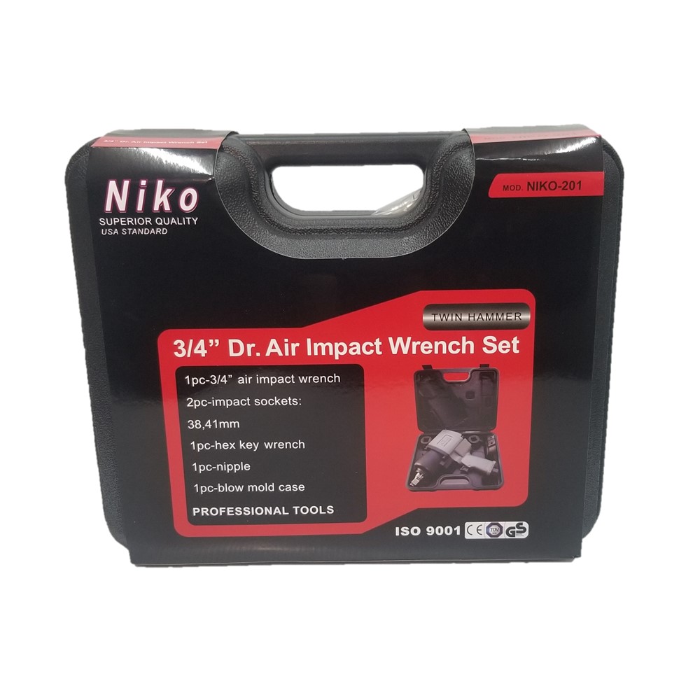 ชุดบล็อกลม3/4" NIKO-201