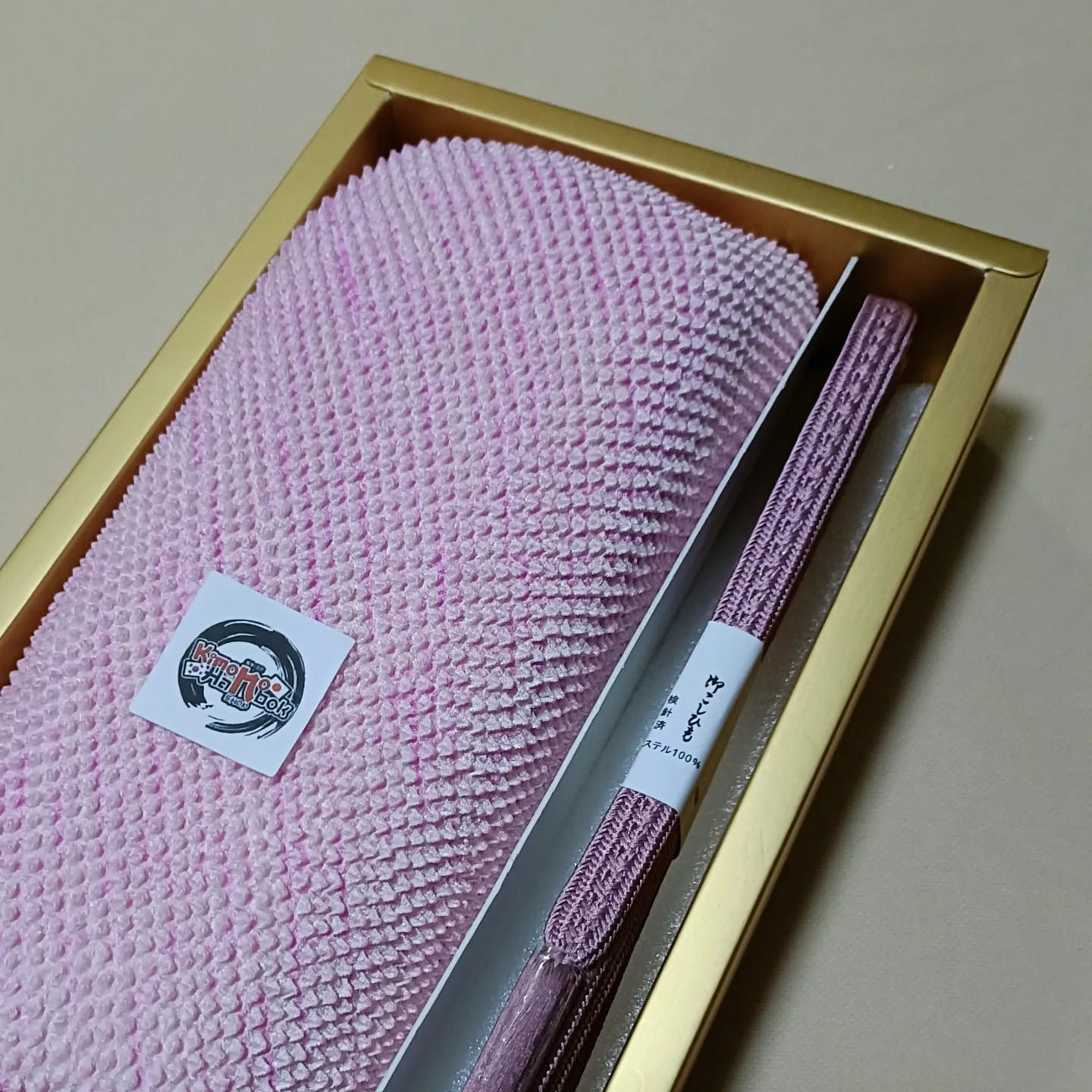 setผ้าชิโบริ+เชื่อกประดับโอบิ ม่วงอ่อน03