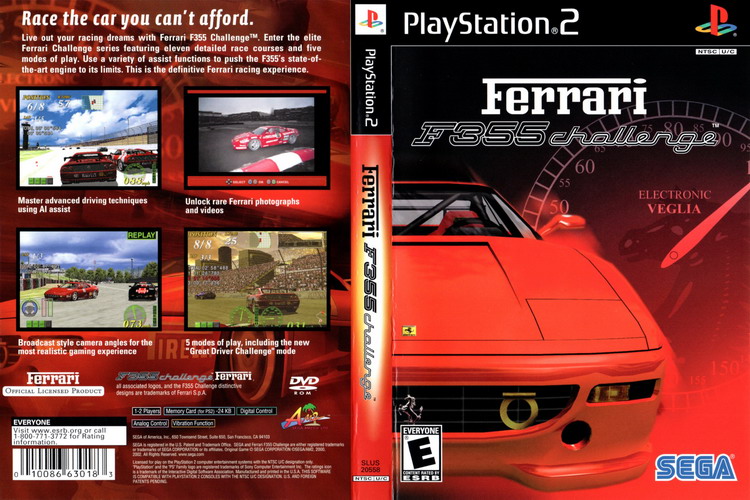 FERRARI F355 CHALLENGE [US : DVD5 1 Disc]