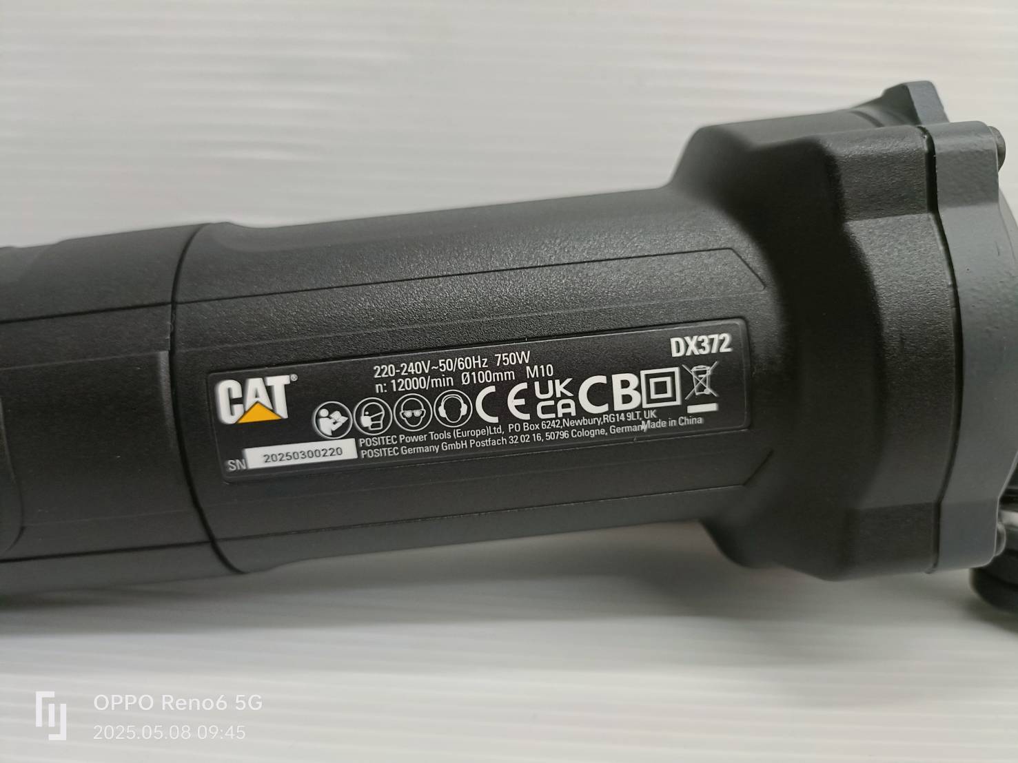 หินเจียร4" DX372 CAT