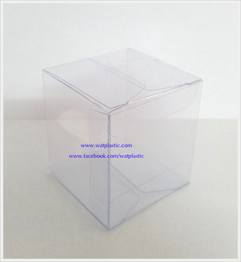 กล่องคัพเค้ก มาการอง 4.5 x 4.5 x 5 cm