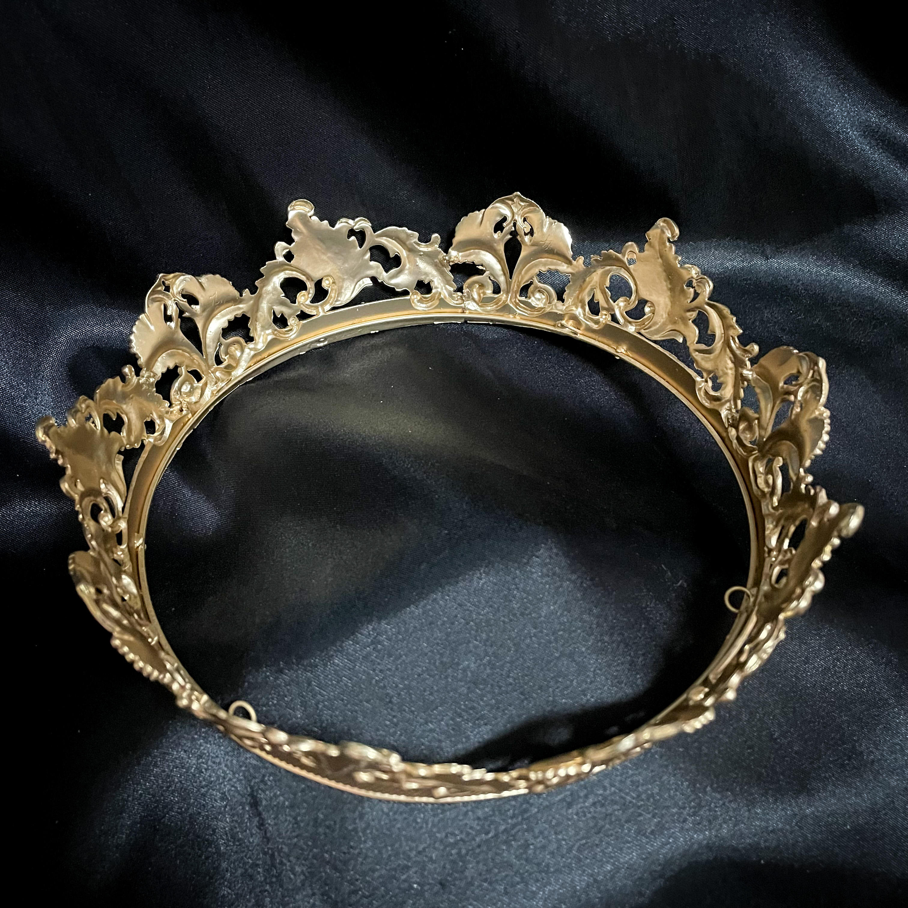 (พร้อมส่ง) มงกุฏผู้ชาย 077 มงกุฎสีทอง เจ้าชาย พระราชา การประกวด สินค้าพร้อมส่ง ไม่ต้องรอนาน งานพรีเมี่ยม ส่งด่วนจาก จ.อุบลราชธานี