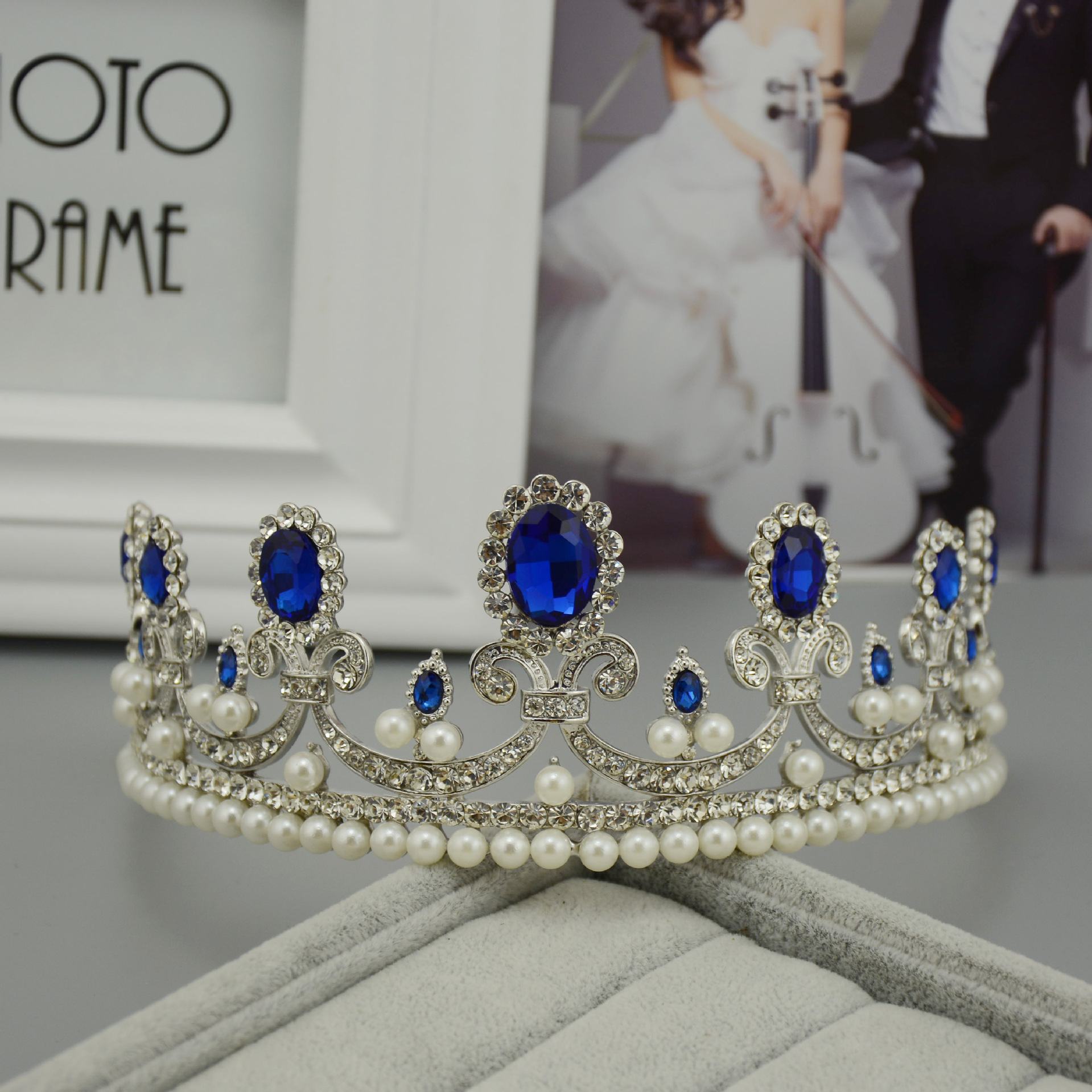 (พร้อมส่ง) เทียร่า 059 สีน้ำเงิน