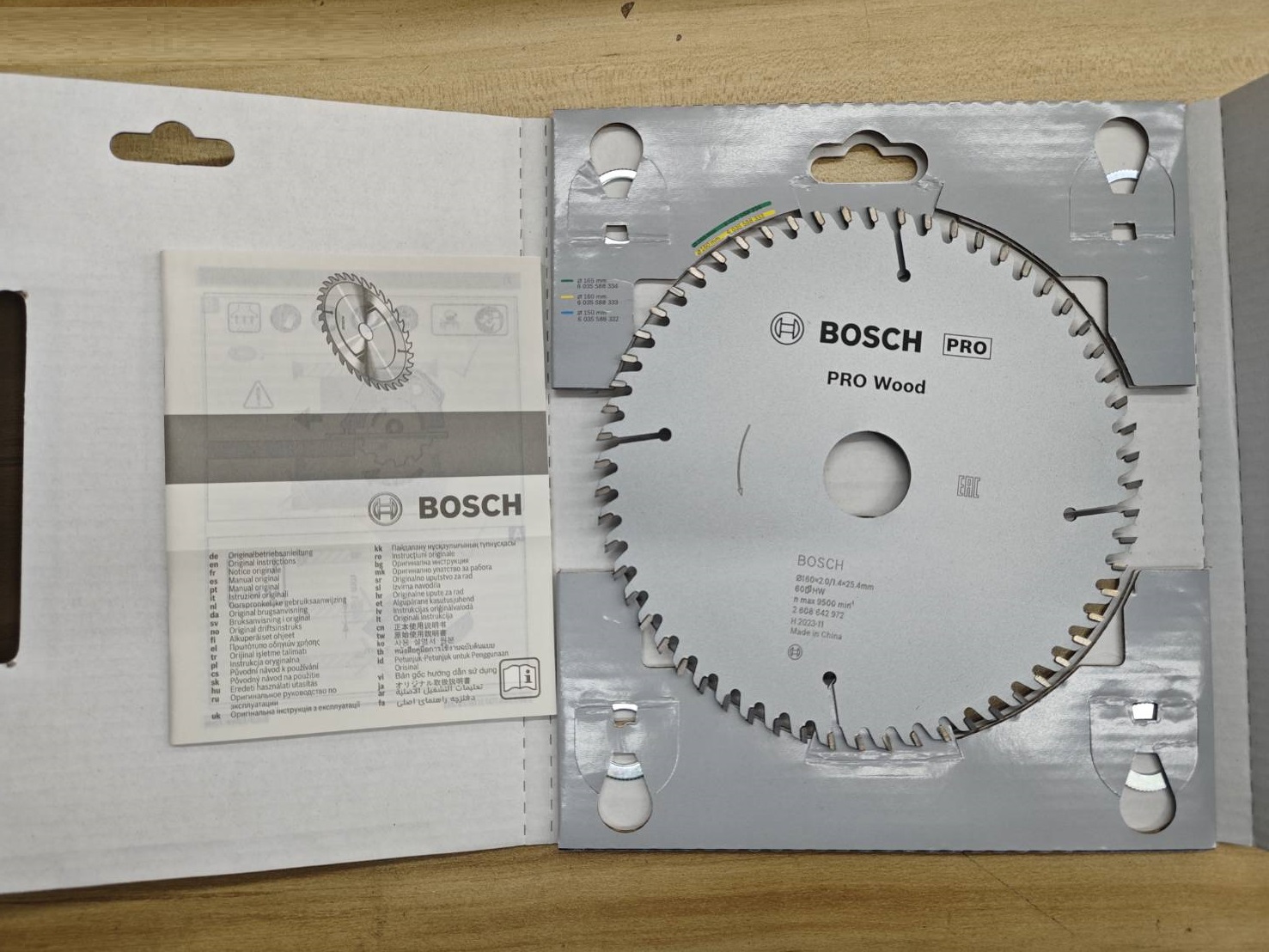 ใบเลื่อยวงเดือนตัดไม้ Expert 6"x60T BOSCH 2608642972