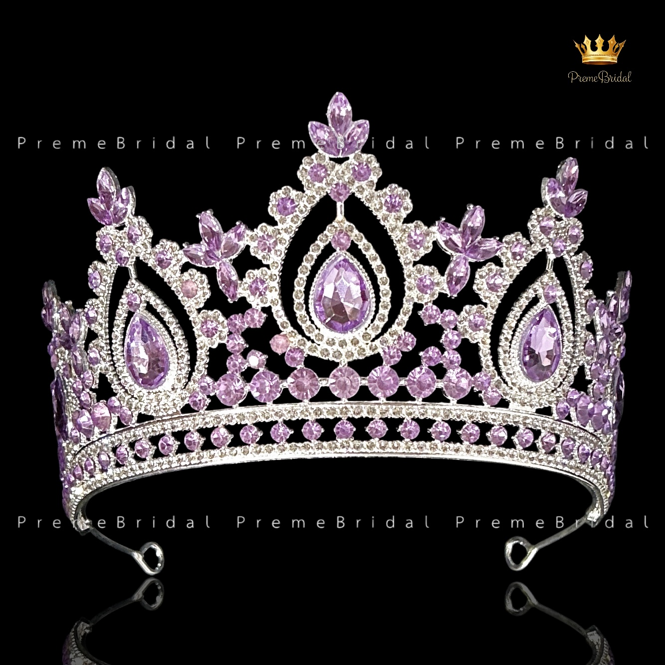 (พร้อมส่ง) เทียร่า 414 มงกุฎนางงาม ครึ่งหัว งานสวย ปราณีต QCเพชรทุกเม็ด สินค้าพร้อมส่งจากไทย