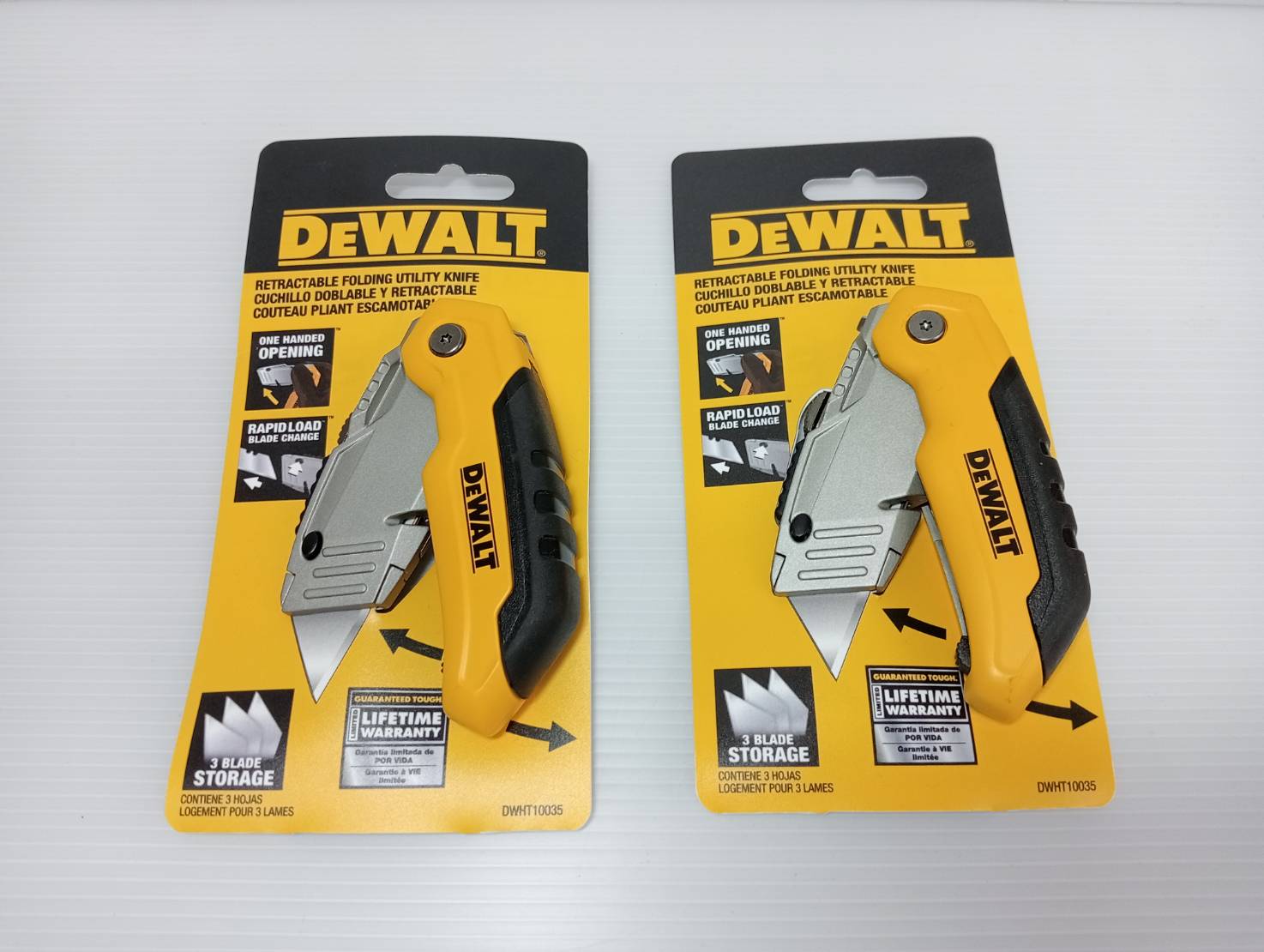 คัตเตอร์พับ UTILITY KNIFE DWHT10035-0 DEWALT