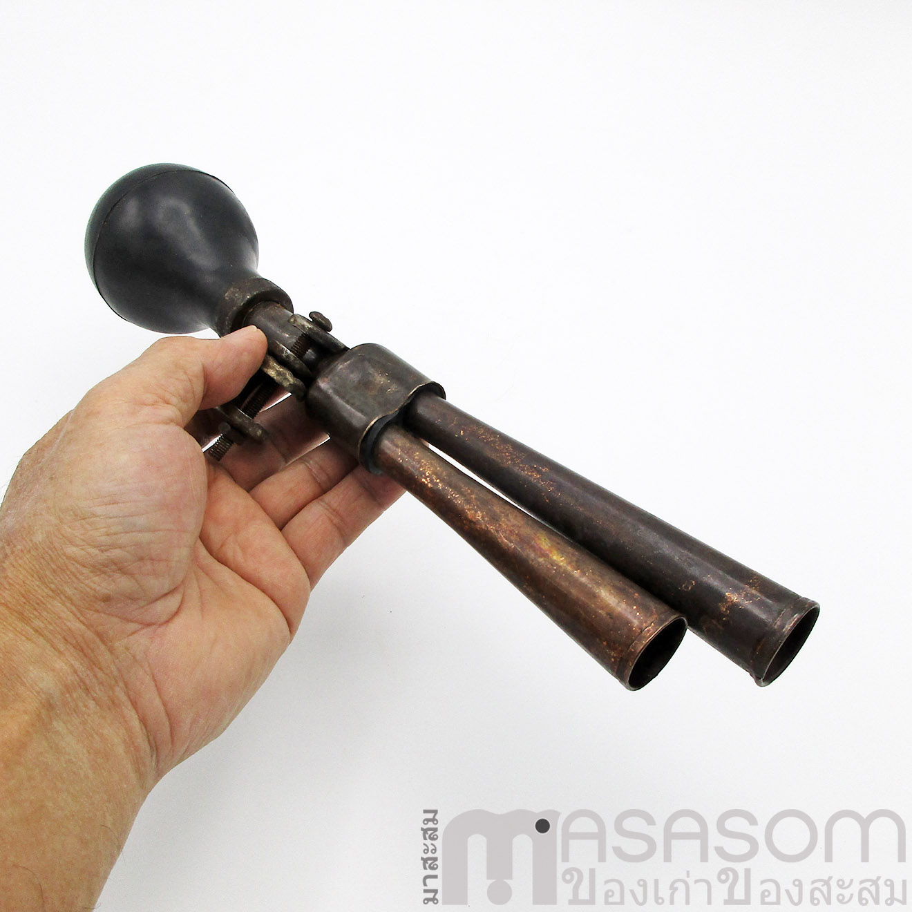 แตรลมทองแดงท่อคู่