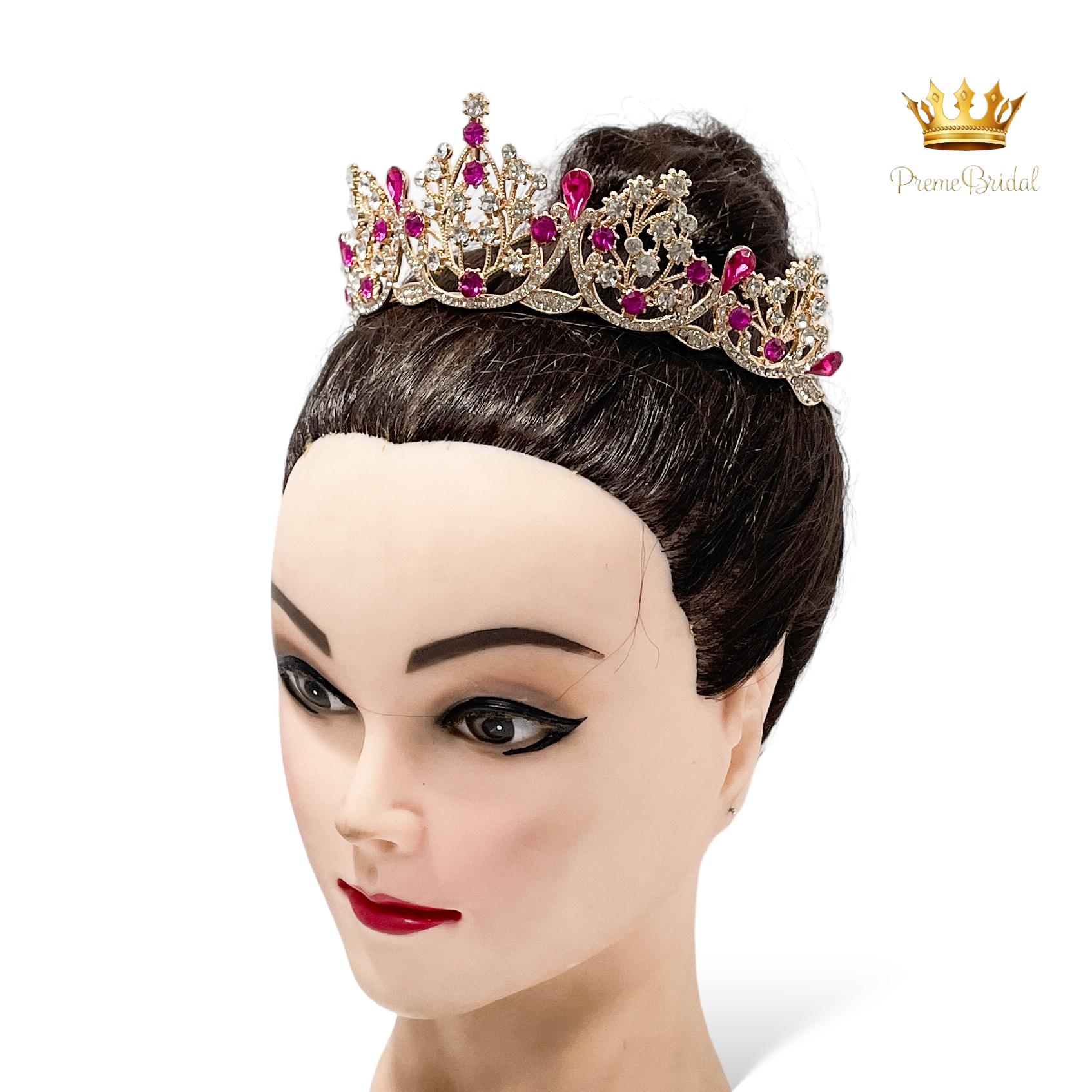 (พร้อมส่ง) เทียร่า 253 สีทอง-ชมพูบานเย็น มงกุฎนางงาม มงกุฎเจ้าหญิง งานสวย ปราณีต QCเพชรทุกเม็ด สินค้าพร้อมส่งจากไทย