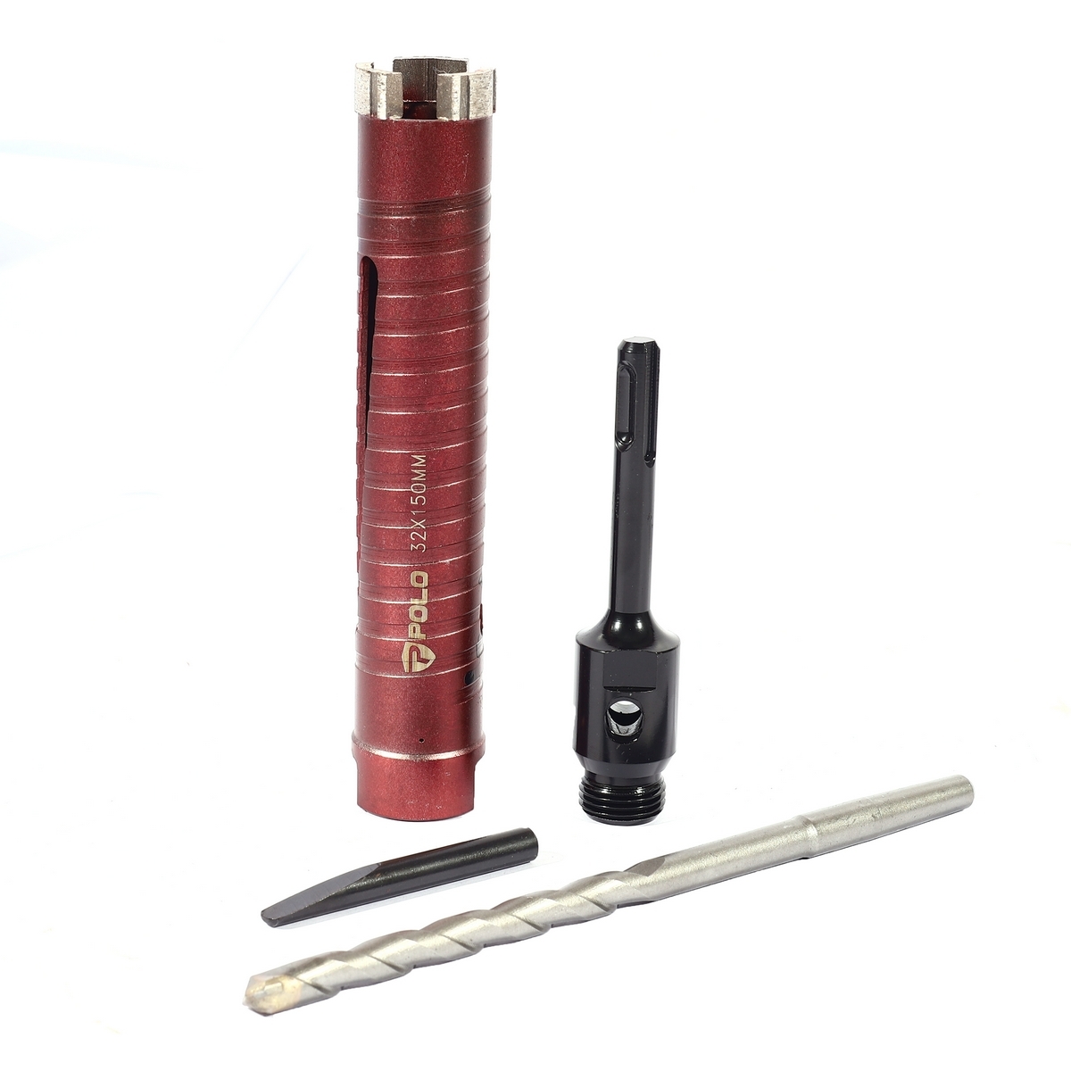 โฮลซอกระบอกเพชร1-1/4" (32mm.) ยาว150mm. POLO