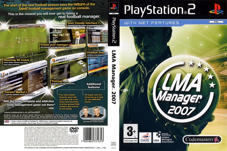 LMA MANAGER 2007 [EU : DVD5 1 Disc]