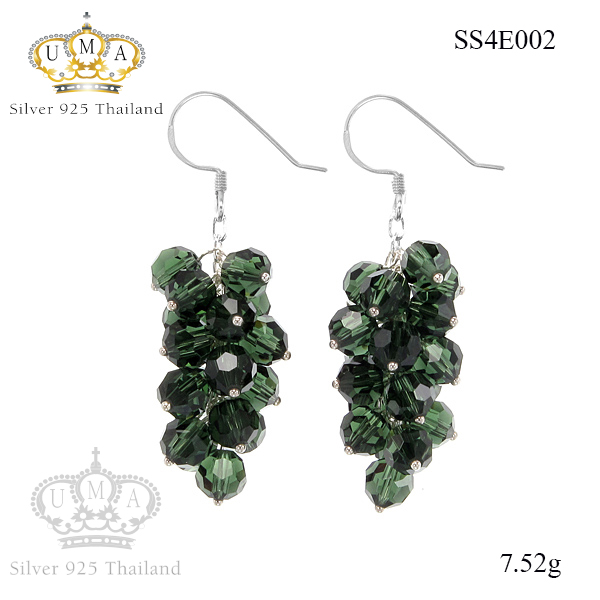 ต่างหูคริสตัล - Crystal swarovski earrings