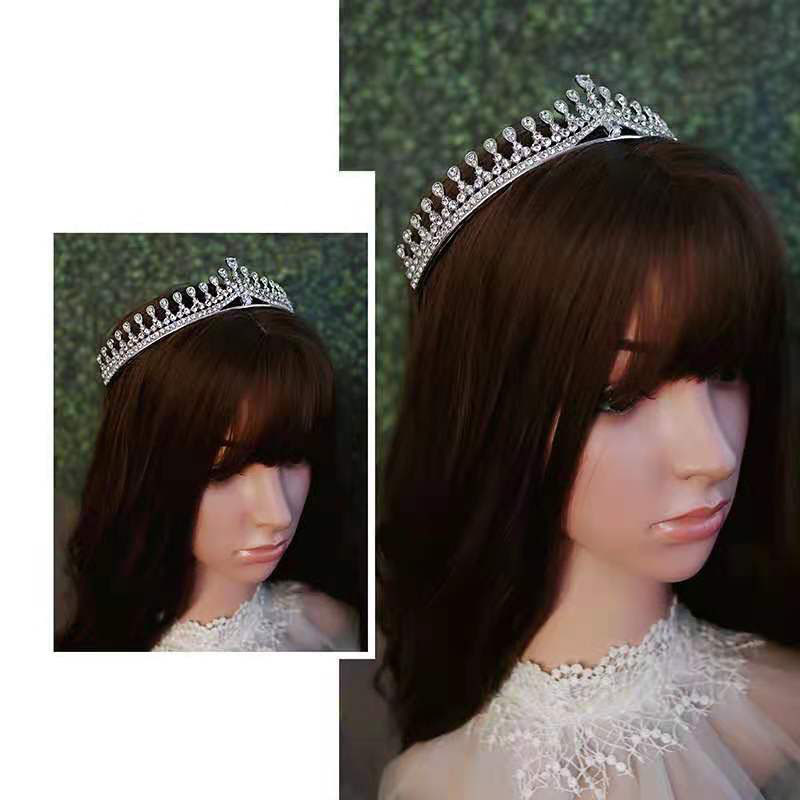 (พร้อมส่ง) เทียร่า 360 มงกุฎครึ่งหัว งานโลหะ สวย ปราณีต สินค้าพร้อมส่งจากไทย