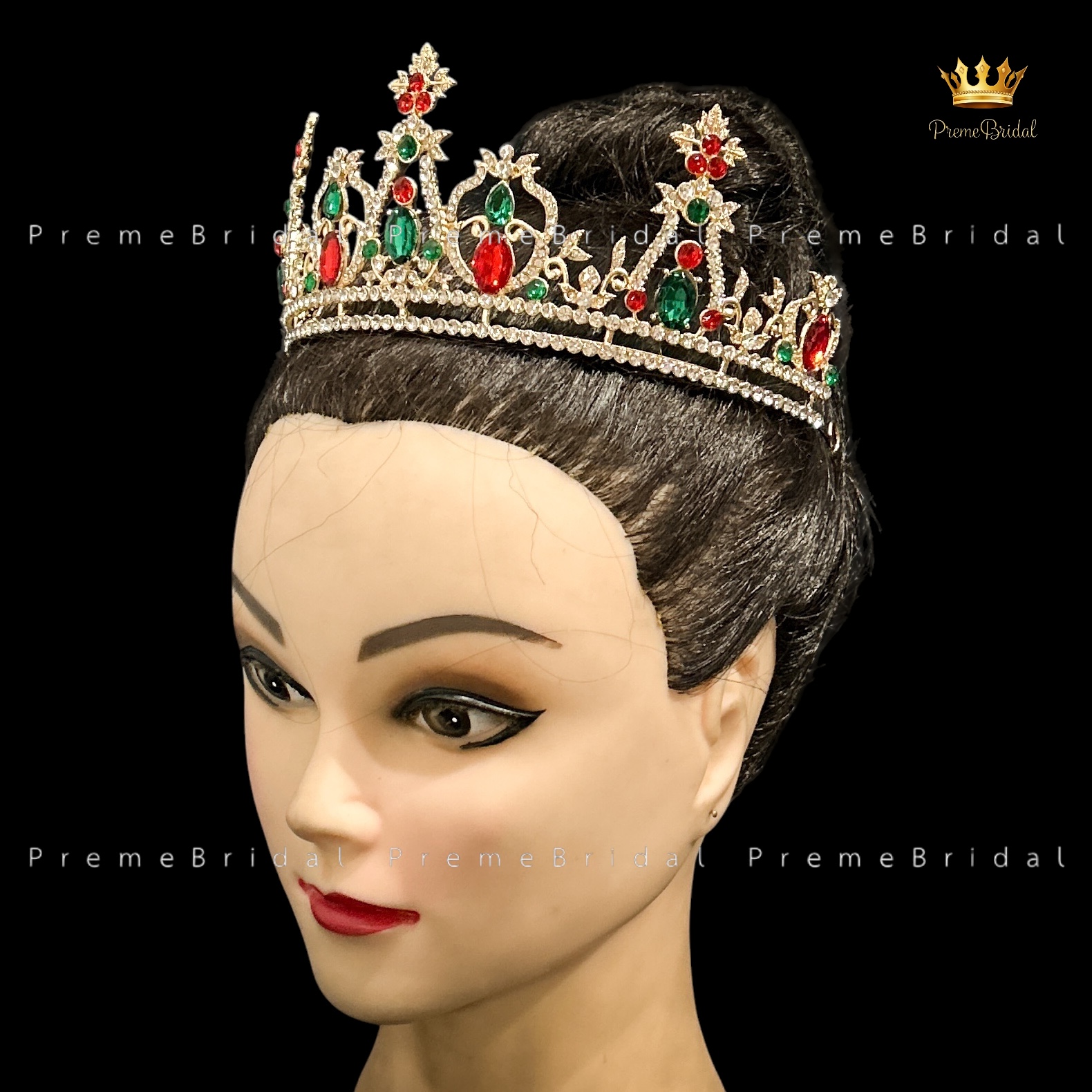 (พร้อมส่ง) มงกุฎคริสต์มาส 009 งานสวย ปราณีต QCเพชรทุกเม็ด สินค้าพร้อมส่งจากไทย