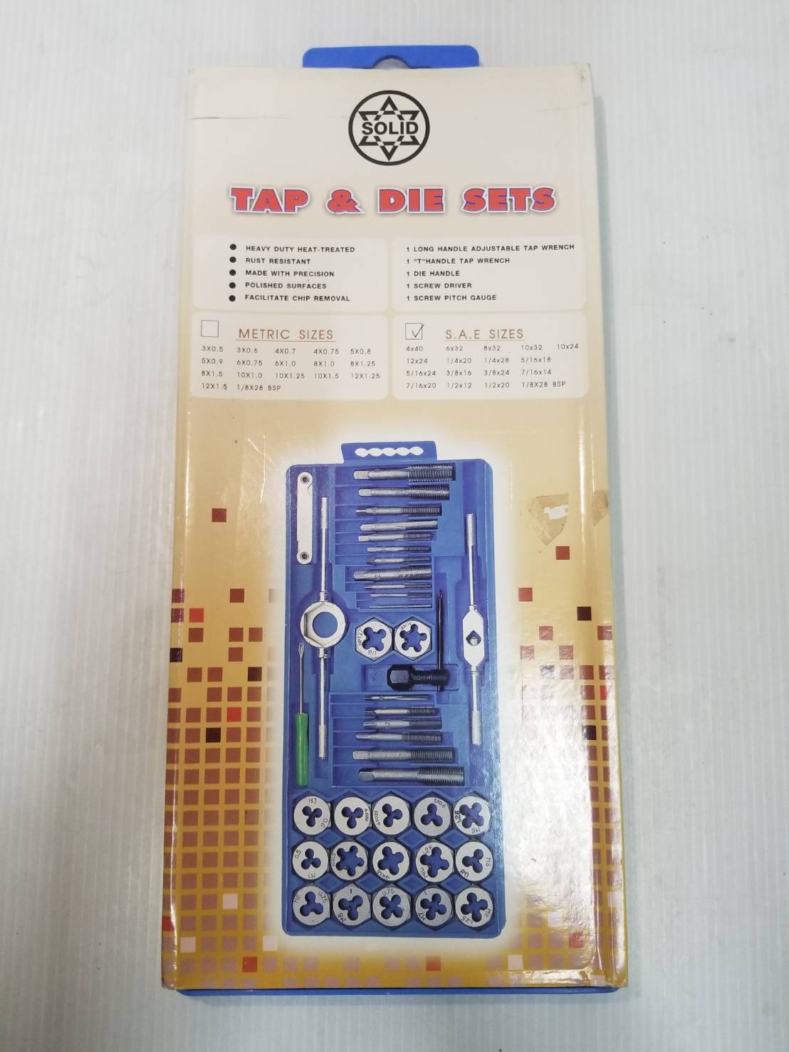 ชุดต๊าปเกลียว 40 ตัวชุด TAP40I SOLID (หุน)