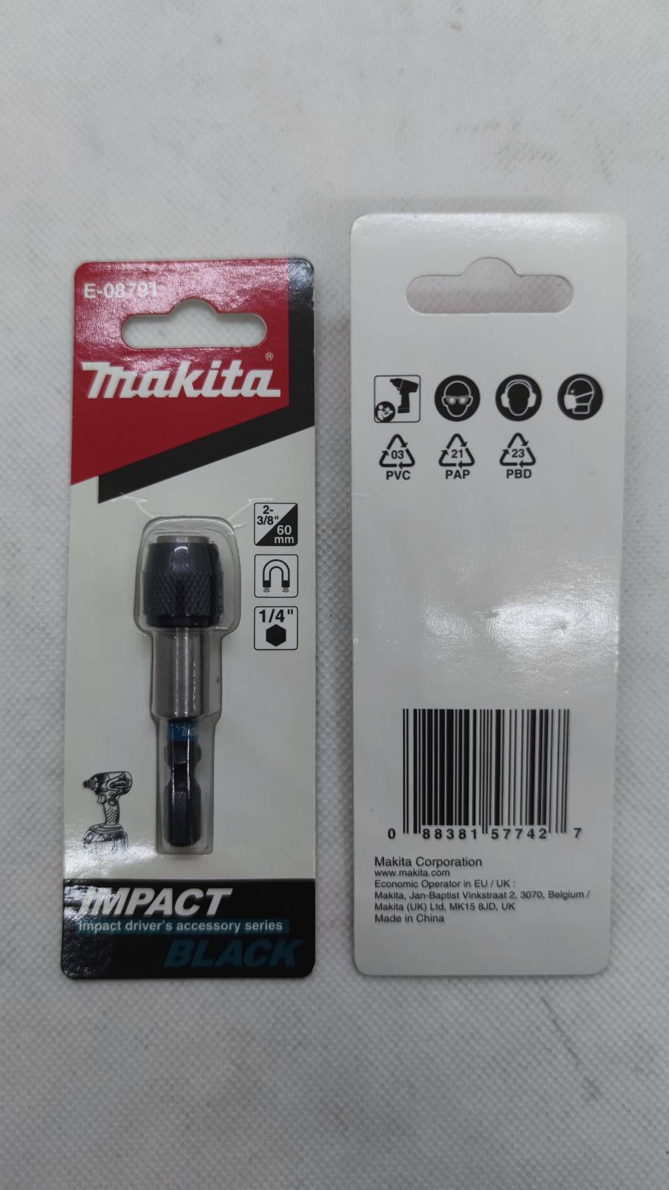 แกนจับดอกไขควงแม่เหล็ก IMPACT BLACK MAKITA #E-08791