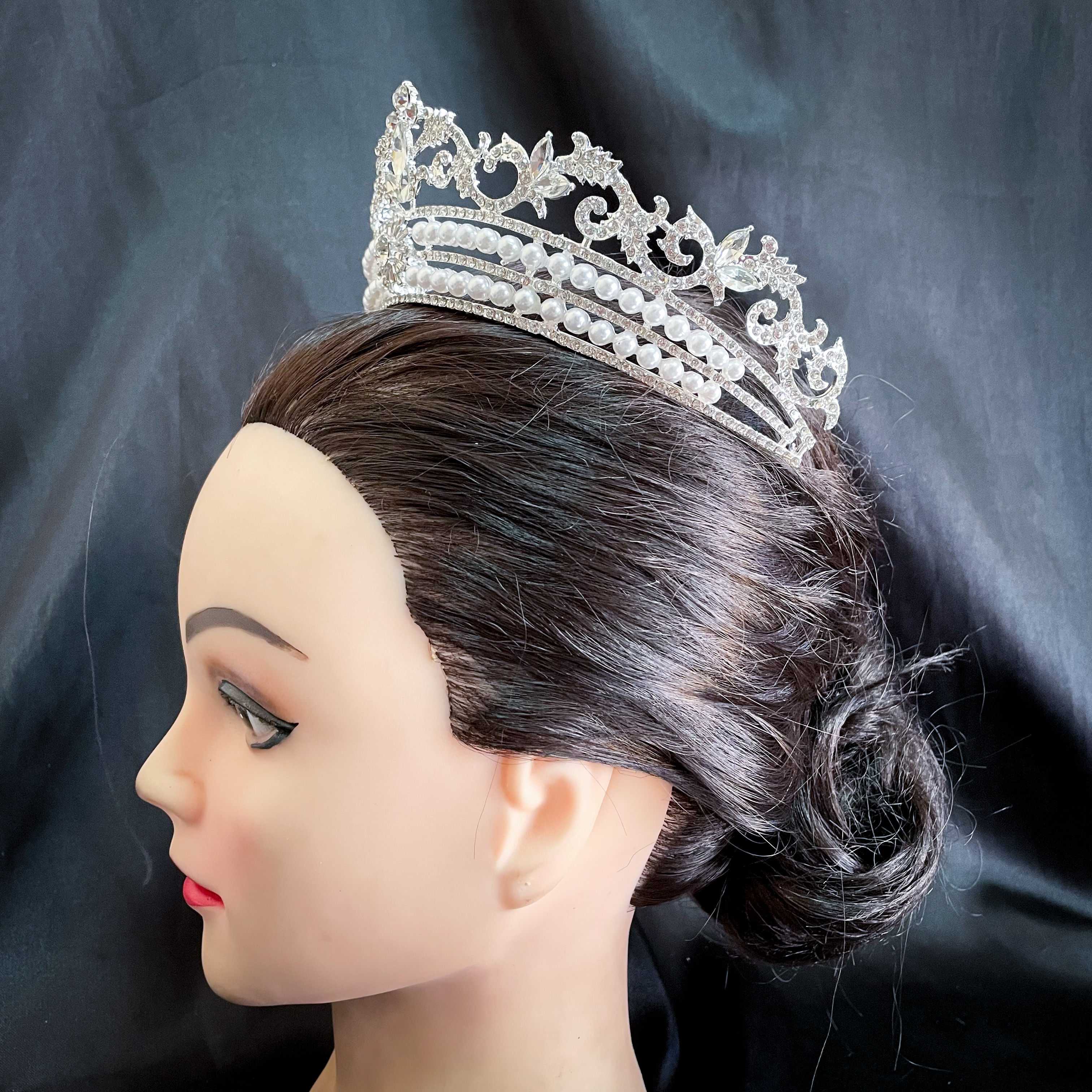 (พร้อมส่ง) เทียร่า 321 มงกุฎเจ้าหญิง งานสวย ปราณีต QCเพชรทุกเม็ด สินค้าพร้อมส่งจากไทย