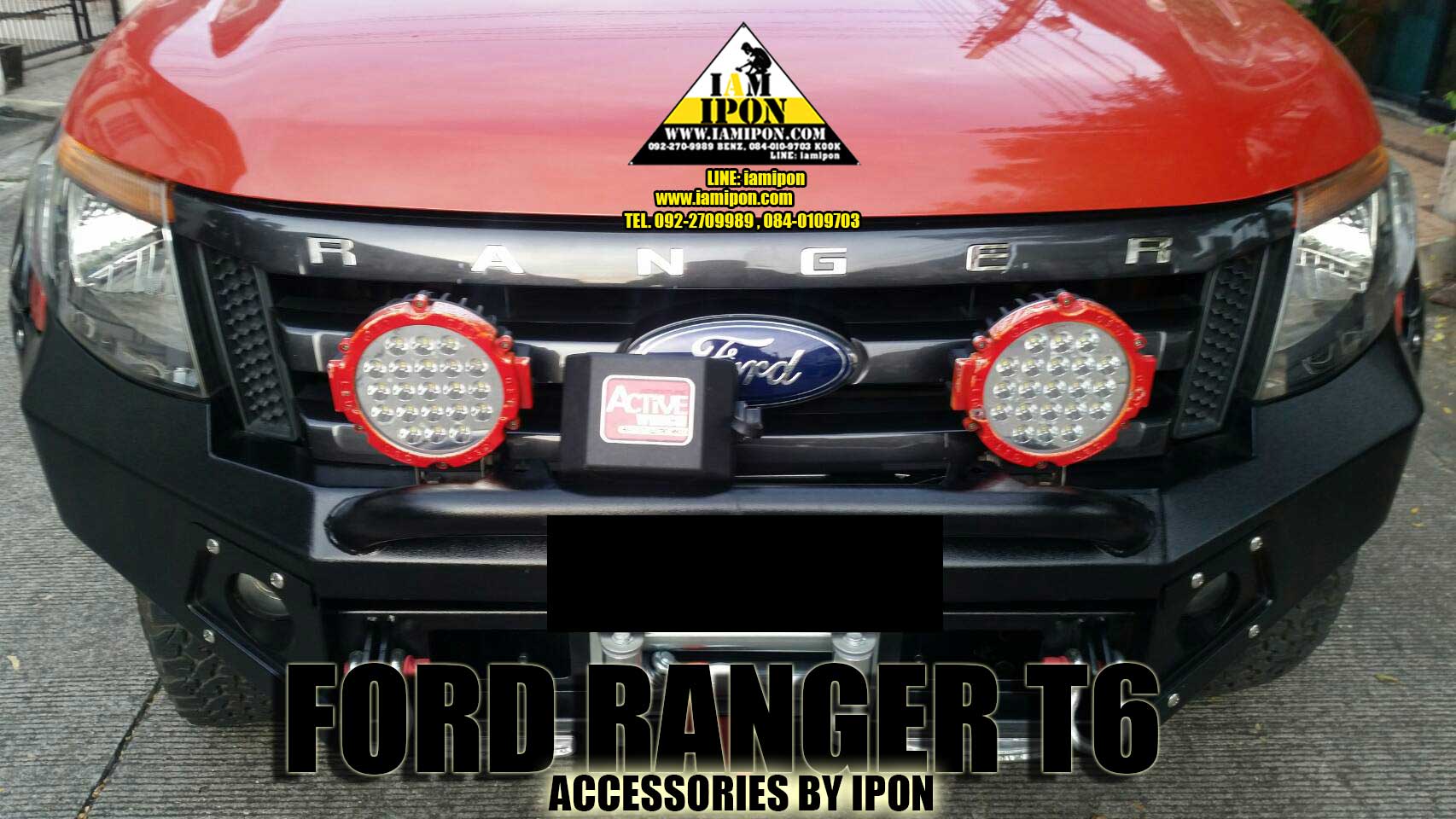 3D CHARACTER FRONT GRILL FORD RANGER T6 ตัวหนังสือติดกระจังหน้าฟอร์ดเรนเจอร์ T6