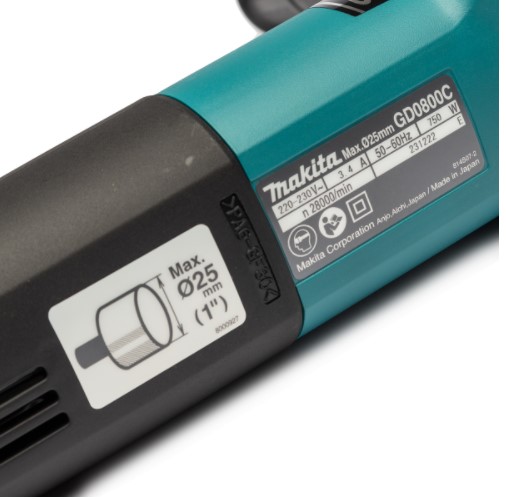 หินเจียรคอตรง GD0800C MAKITA