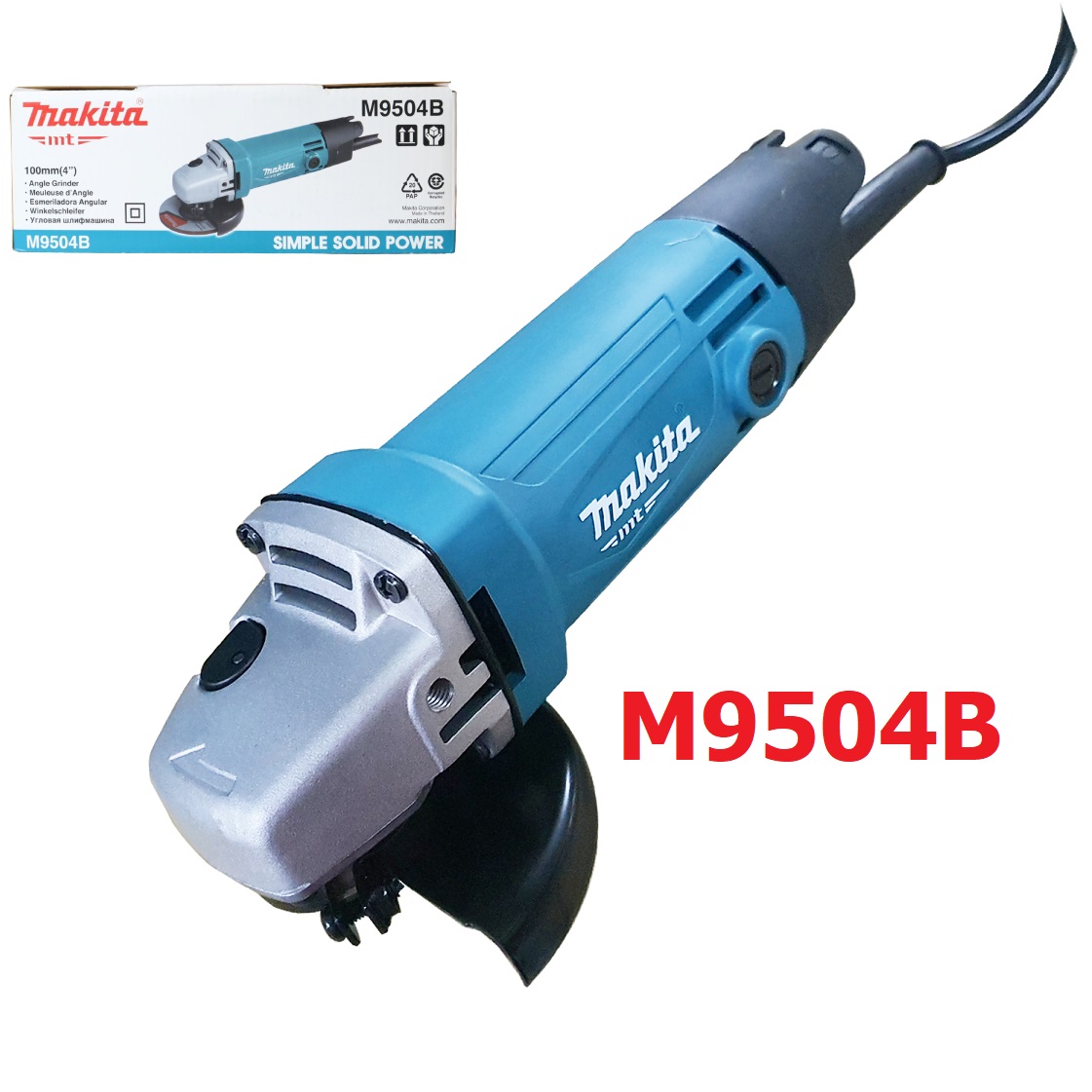 M9504B เครื่องเจียร์ 4″ (100 มิล) 570 วัตต์ สวิทท้าย (MT Series)