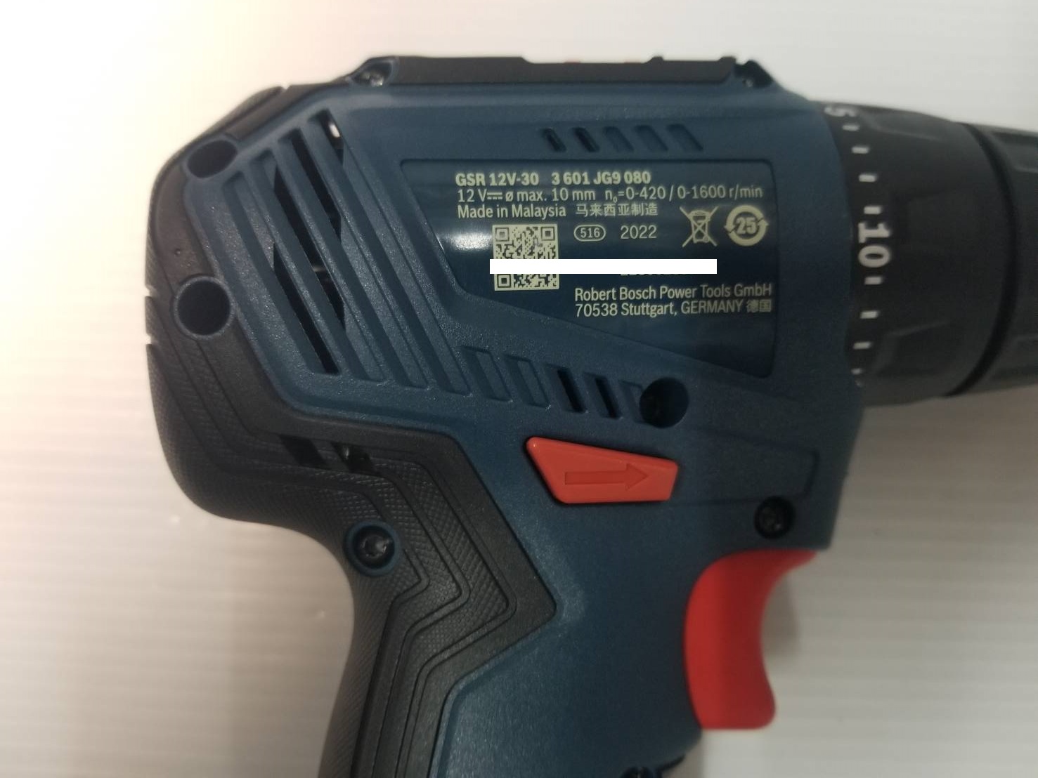 สว่านไขควงไร้สาย GSR12V-30 BOSCH SOLO