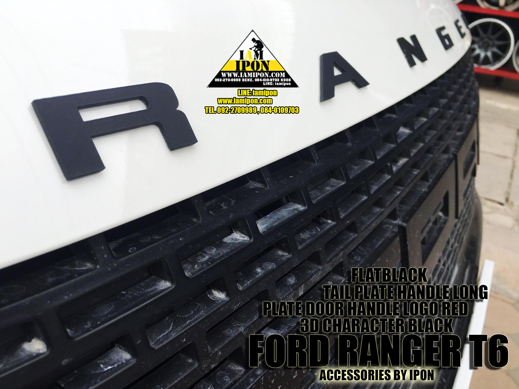 CHARACTER FORD RANGER T6-MC COLOR ตัวอักษรฟอร์ดเรนเจอร์ T6-MC รวมทุกสี