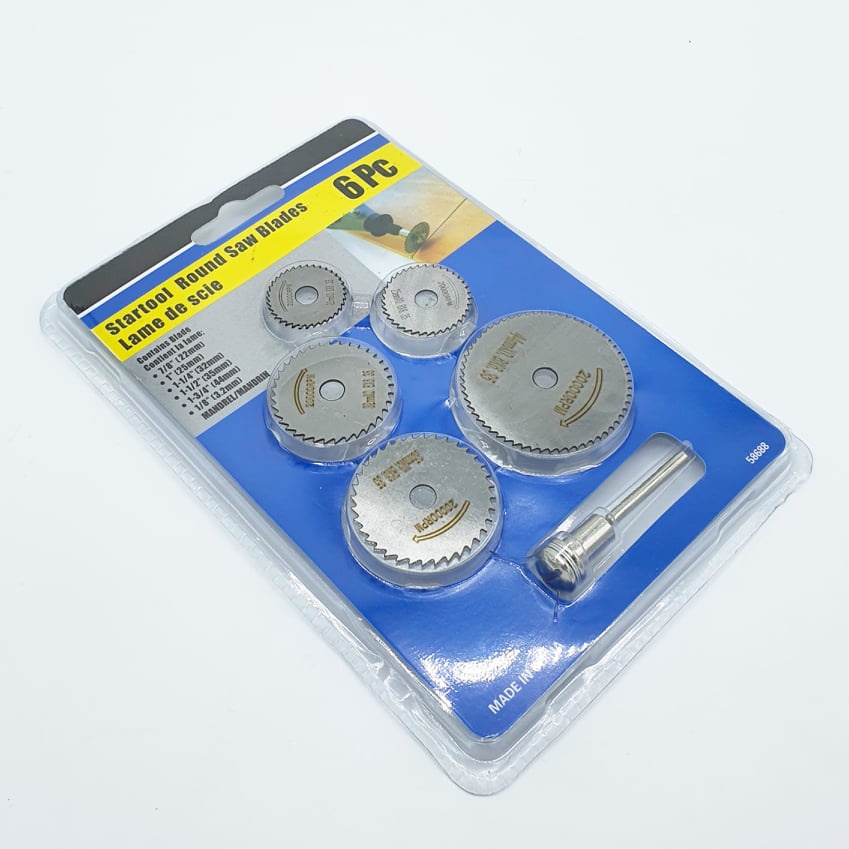 Startool ชุดใบเลื่อยกลม พร้อมแกน3มม. รุ่น 66800