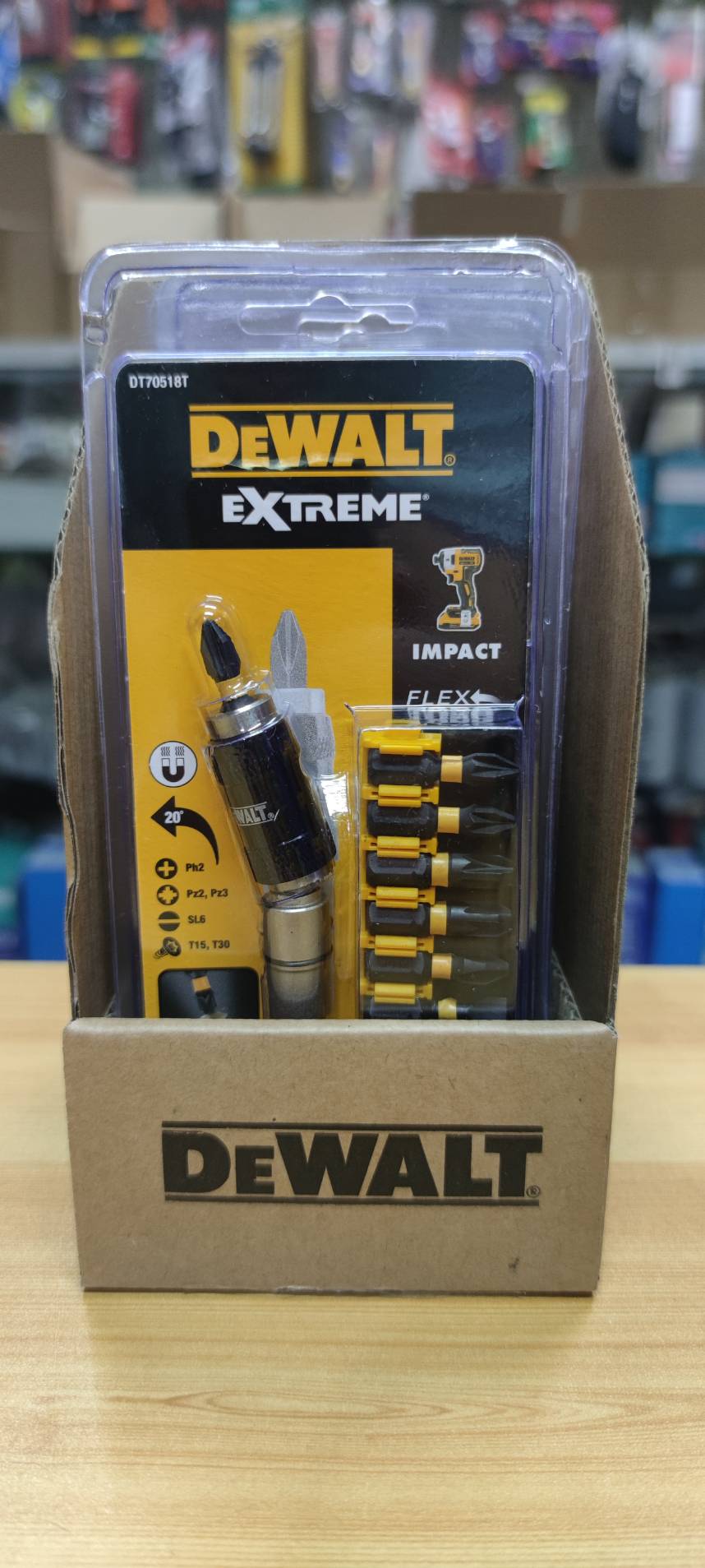 ชุดดอกไขควง10ชิ้น DT70518T DEWALT