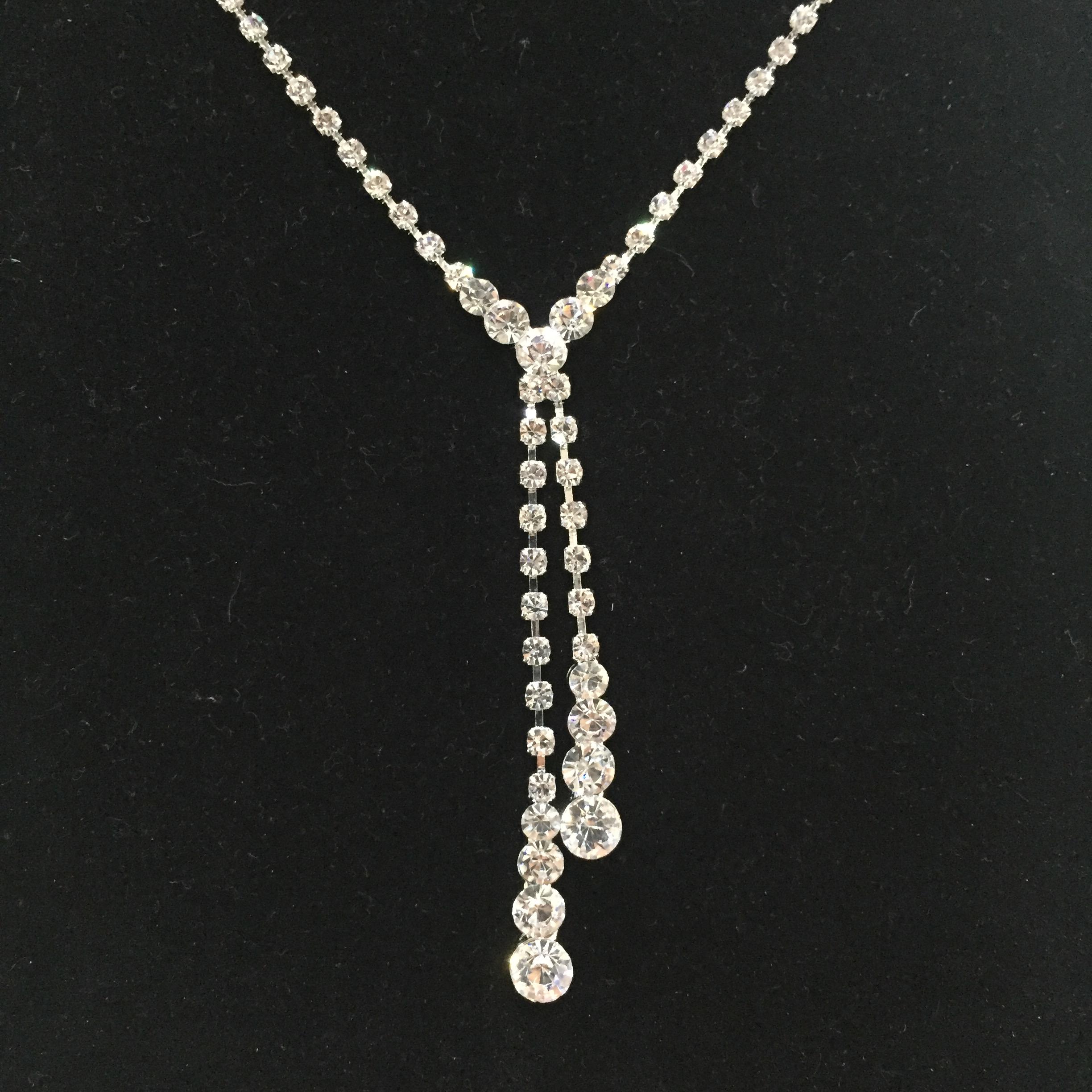 (พร้อมส่ง) สร้อยคอ+ต่างหู 006 (เข็ม)