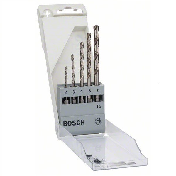 ชุดดอกก้าน6เหลี่ยม 5ตัวชุด 2 / 3 / 4 / 5 / 6 มม. HSS-G HEX BOSCH #2608595517