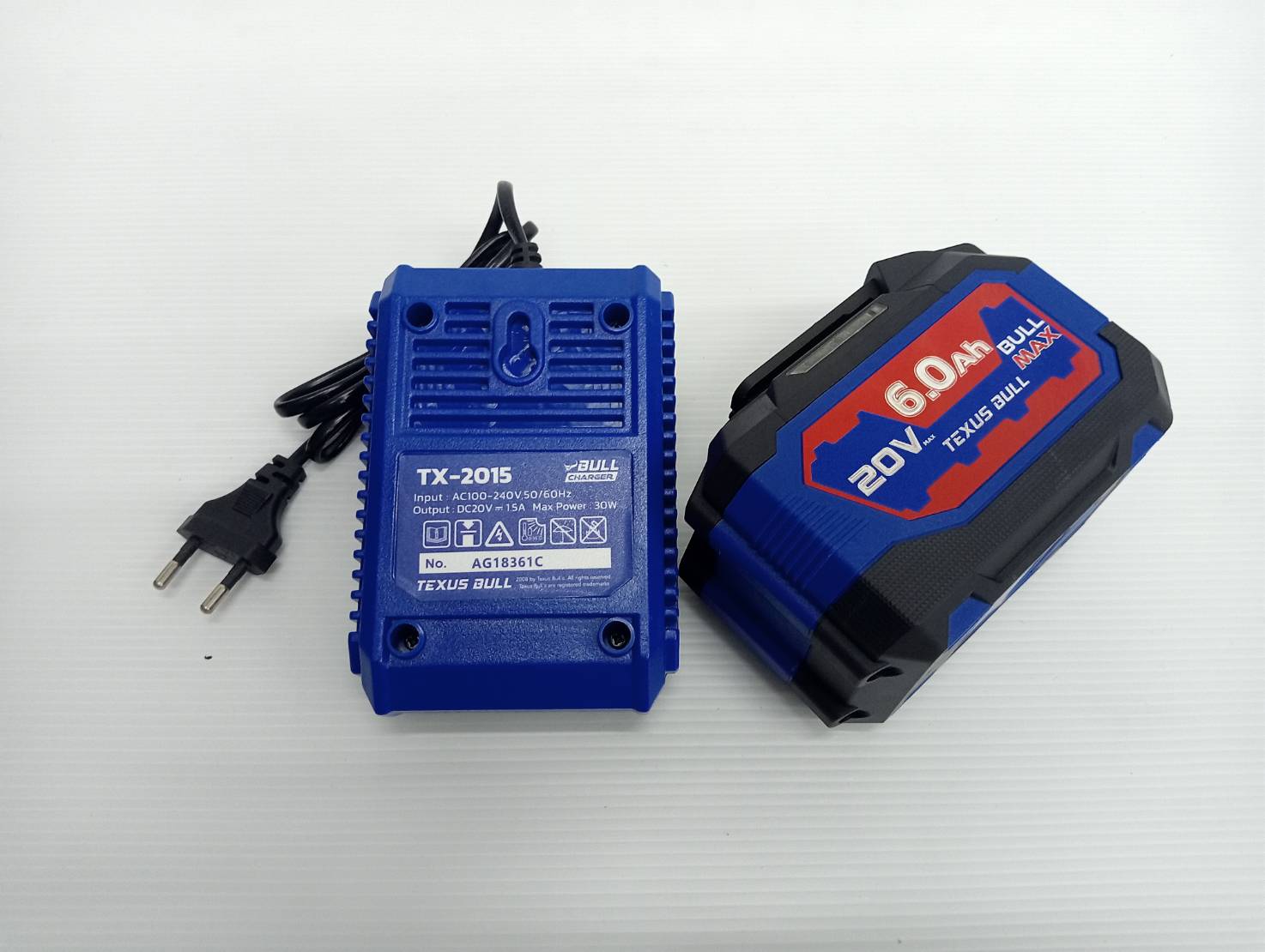 TEXUS BULL สว่านโรตารี่ไร้สาย 26มม. 3ระบบ 20V Rotary Hammer TX-9413 (ครบชุดพร้อมแบต 6.0Ah.)