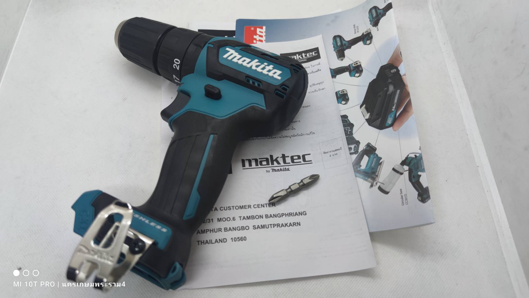 สว่านกระแทกไร้สาย12V HP332DZ MAKITA
