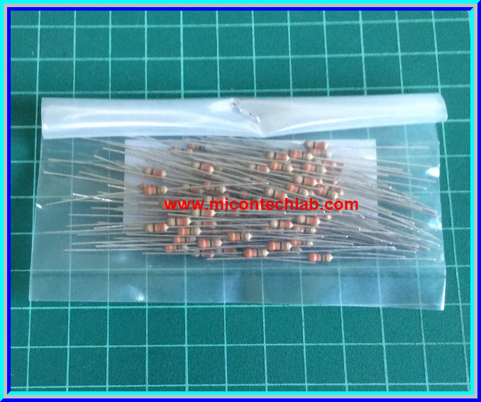 10x ตัวต้านทาน 330 Ohm 1/4 Watt 5% Cabon