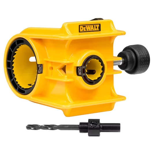 DEWALT ชุดเจอะไม้ โฮลซอ พร้อมดอกเจาะ Door Lock Installation Kit รุ่น D180004