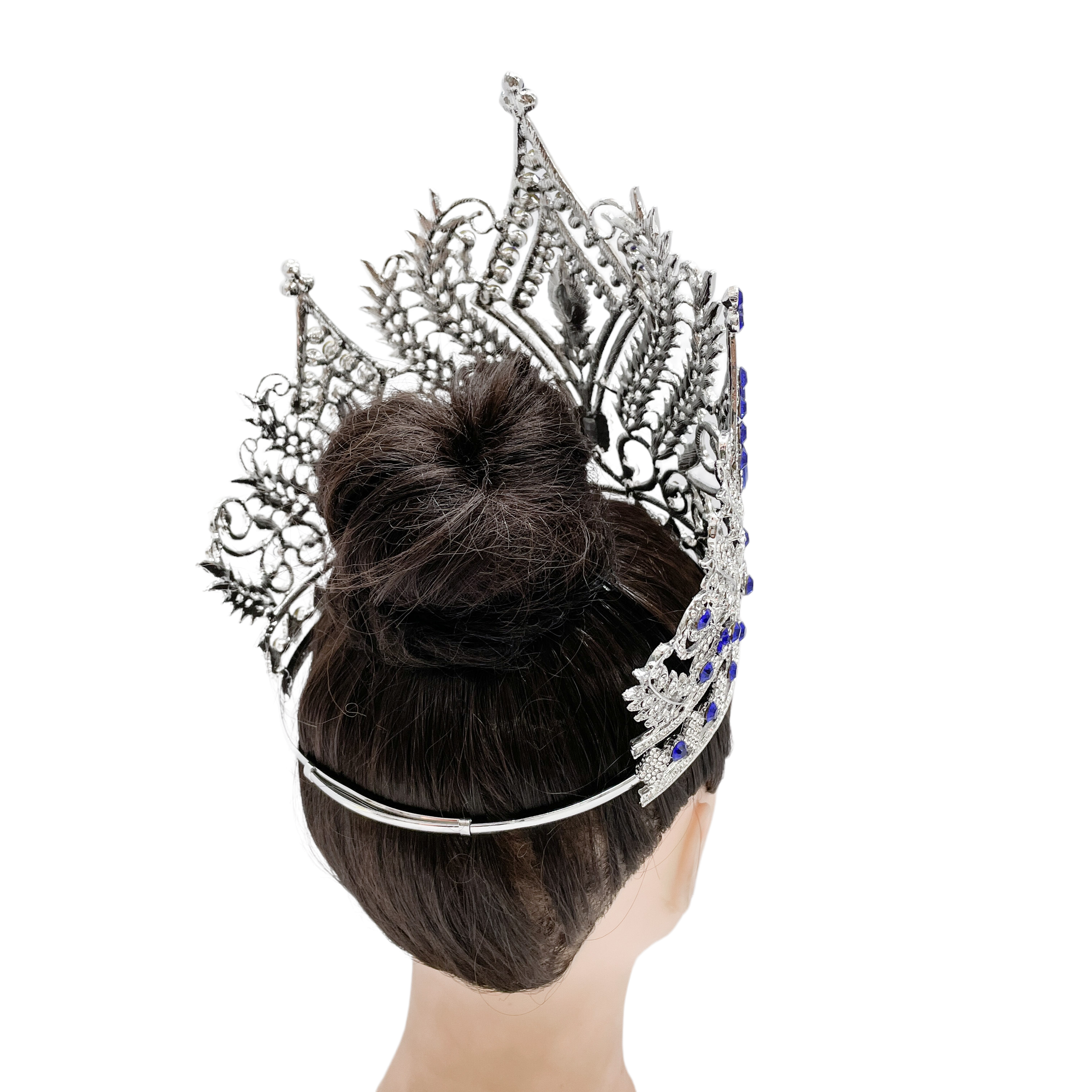 (พร้อมส่งจากไทย) มงกุฏ 103 สีน้ำเงิน มงกุฎนางงาม มงกุฎเพชร มงกุฎประกวด สินค้าพร้อมส่ง ไม่ต้องรอนาน งานพรีเมี่ยม