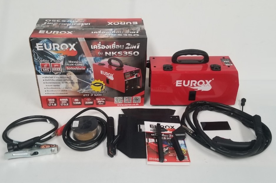 เครื่องเชื่อมไฟฟ้า 2IN1 2 ระบบ NKS350 EUROX