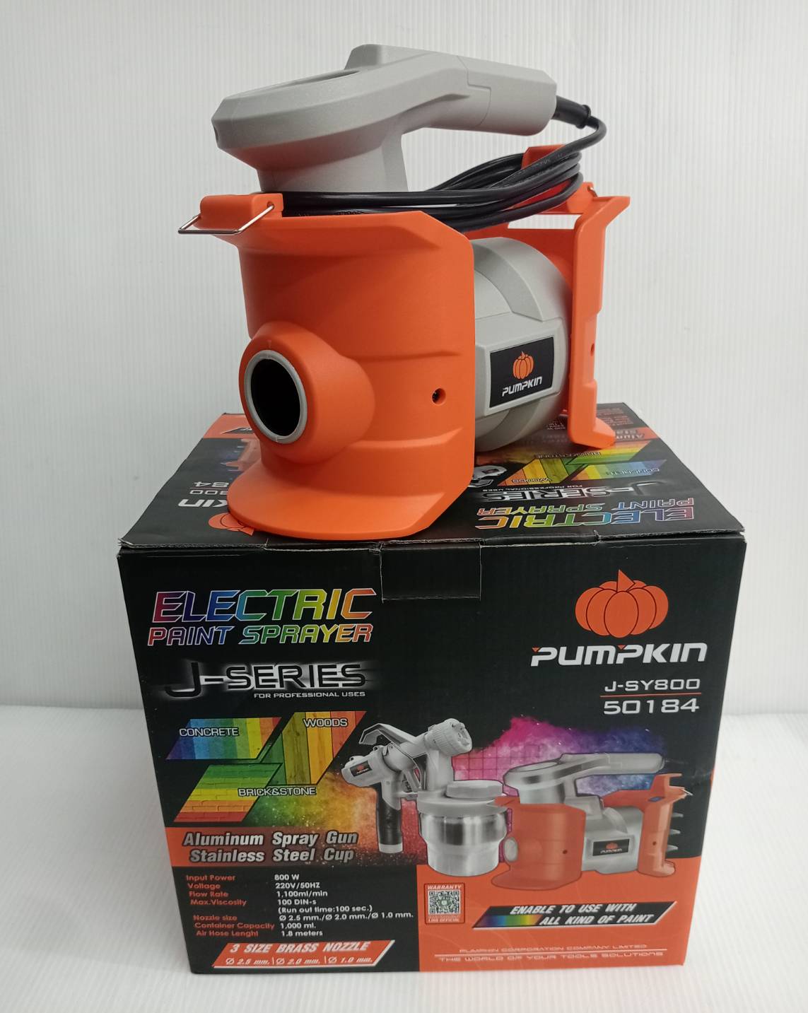 กาพ่นสีไฟฟ้า J-SY800 PUMPKIN #50184