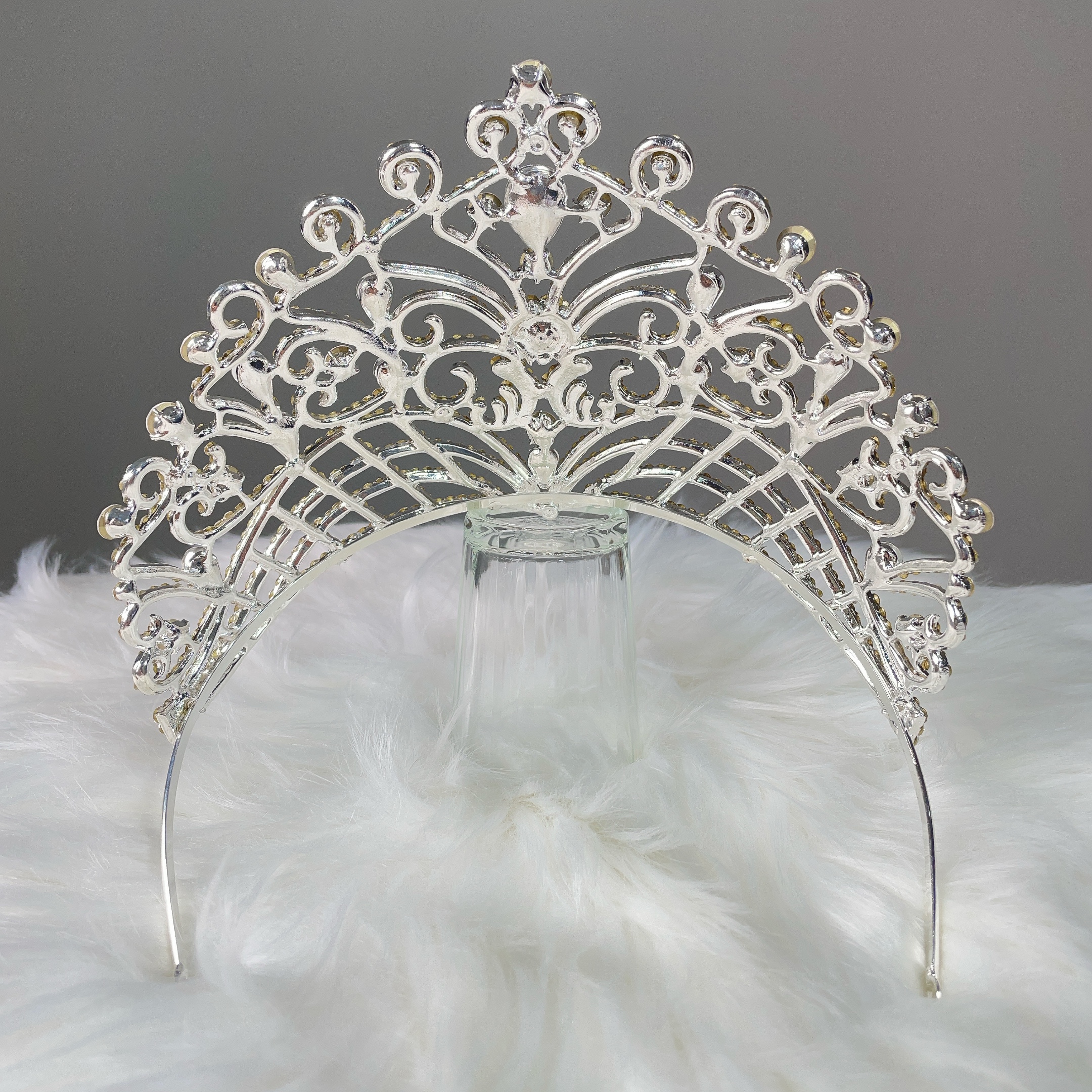 (พร้อมส่ง) เทียร่า 393 มงกุฎนางงาม มงกุฎเจ้าสาว มงกุฎเพชร งานพรีเมี่ยม สินค้าพร้อมส่งจากไทย