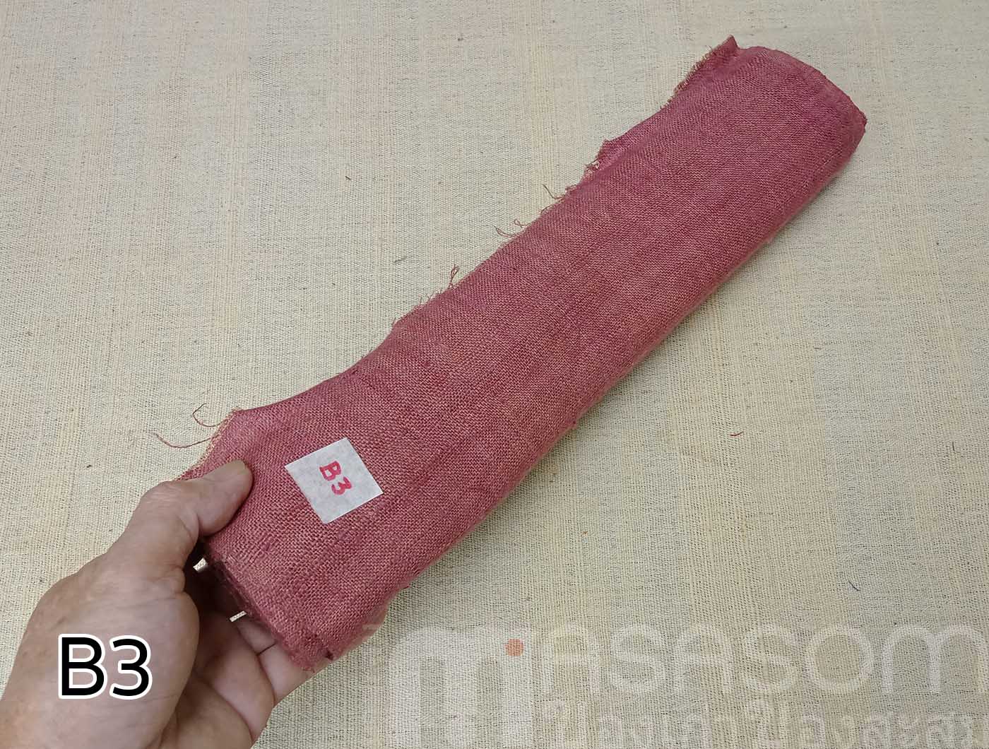 ผ้าใยกัญชงทอมือย้อมสี