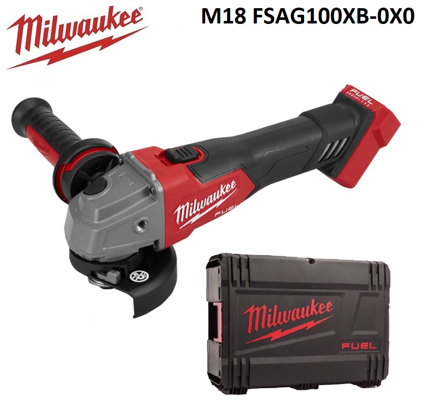 เครื่องเจียร4"18V M18 FSAG100XB-0X0 Milwaukee พร้อมระบบเบรค เครื่องเปล่า