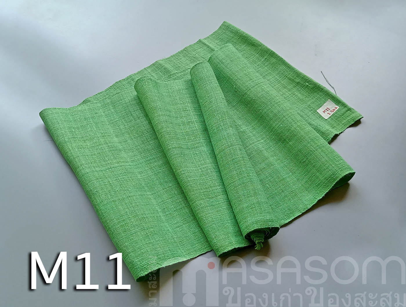 ผ้าใยกัญชงทอมือย้อมสี