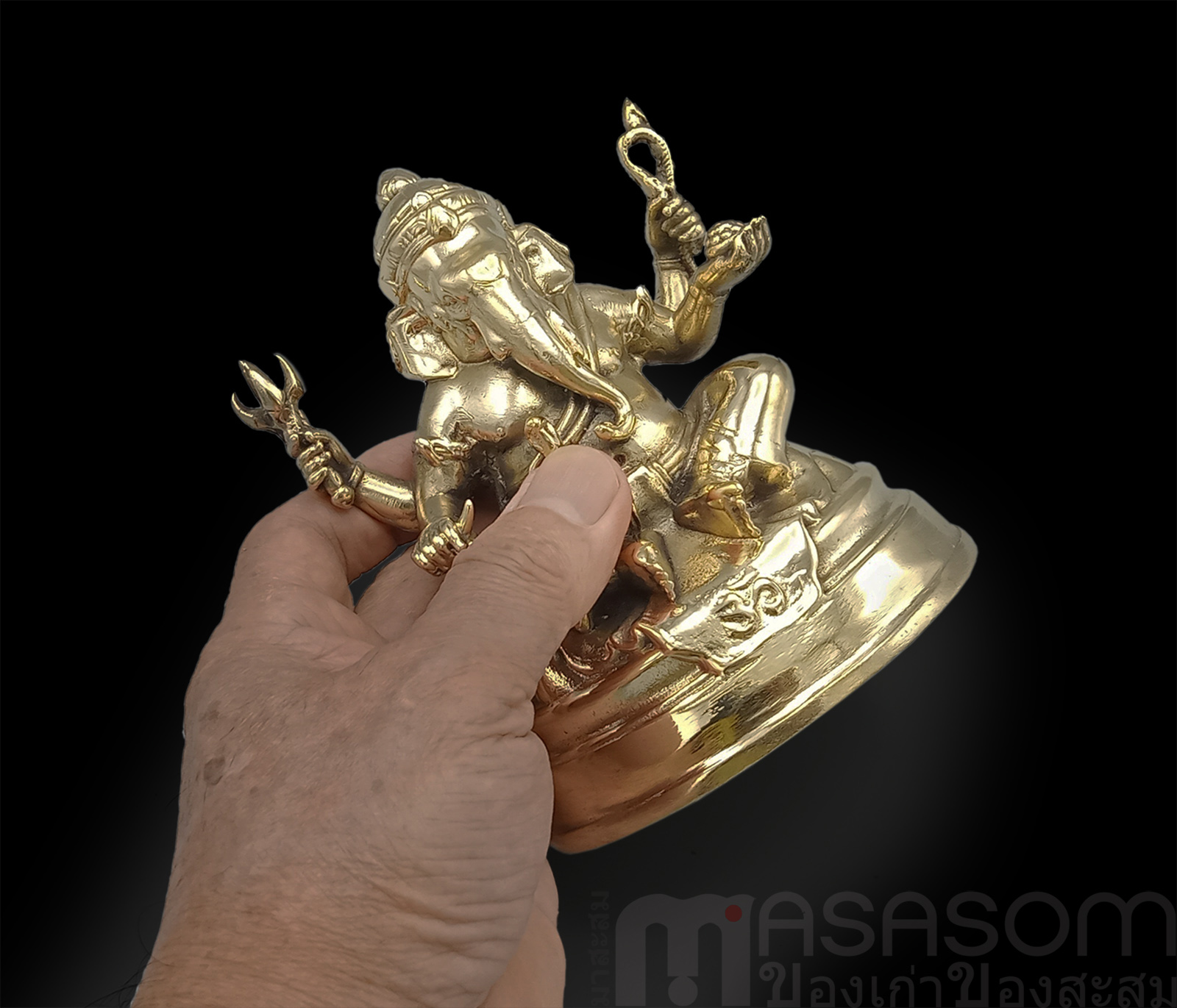 พิฆเนศทองเหลืองปางประทานพร