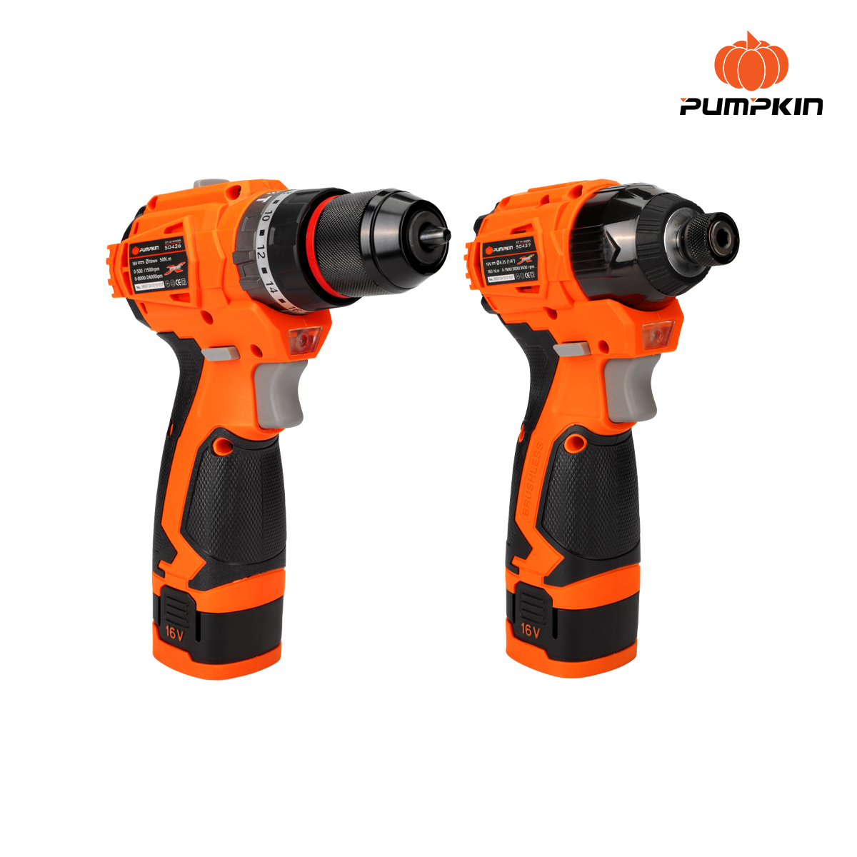 คอมโบ้ชุดสว่าน16V XT-16IMDID-202CK PUMPKIN 50438