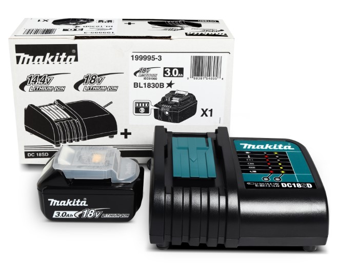 ชุดแบตตารี่ BL1830B+แท่นDC18SD MAKITA 199995-3