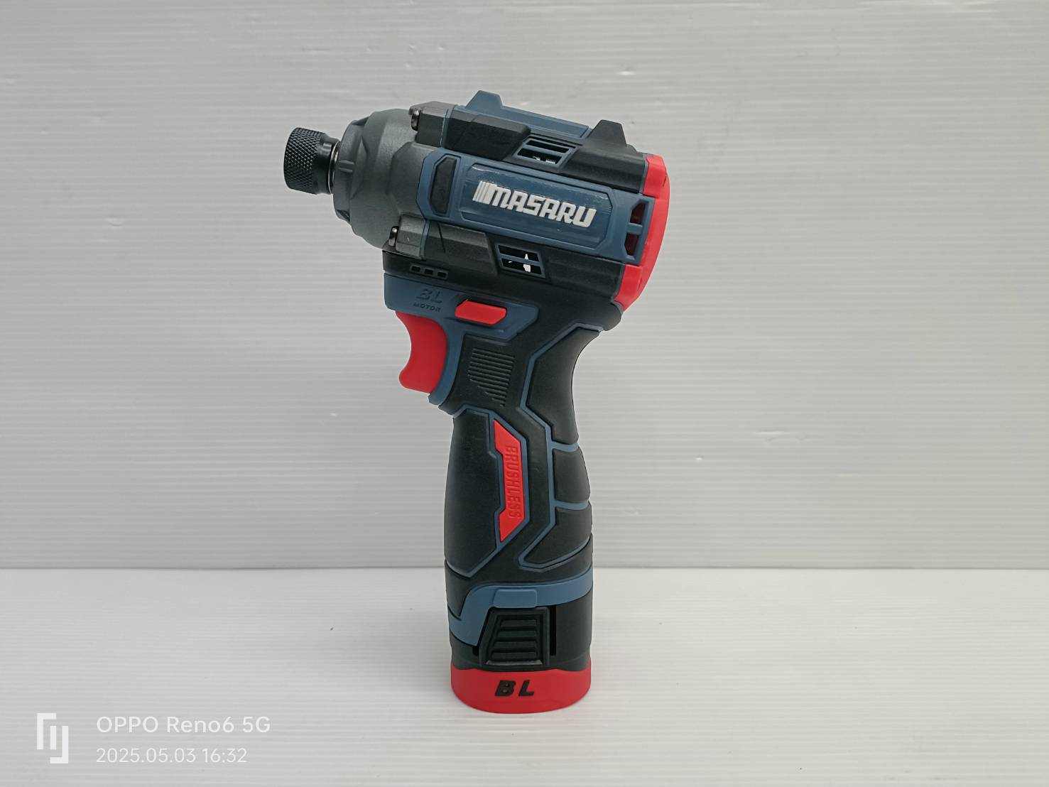 ไขควงกระแทกไร้สาย สว่าน Masaru รุ่น SCDI-185 แบตเตอรี่ลิเธียม 16.8V เจาะสกรู ขันได้ 3 ระดับ