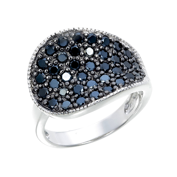 แหวนเพชร ตัวเรือนเงินแท้100% (เงินแท้92.5%) ประดับเพชร CZ แหวนดีไซน์สไตล์เก๋ แนวคลาสิค แนวเข้ากับนิ้วทุกแบบใส่ออกมาสวยจบในวงเดียว