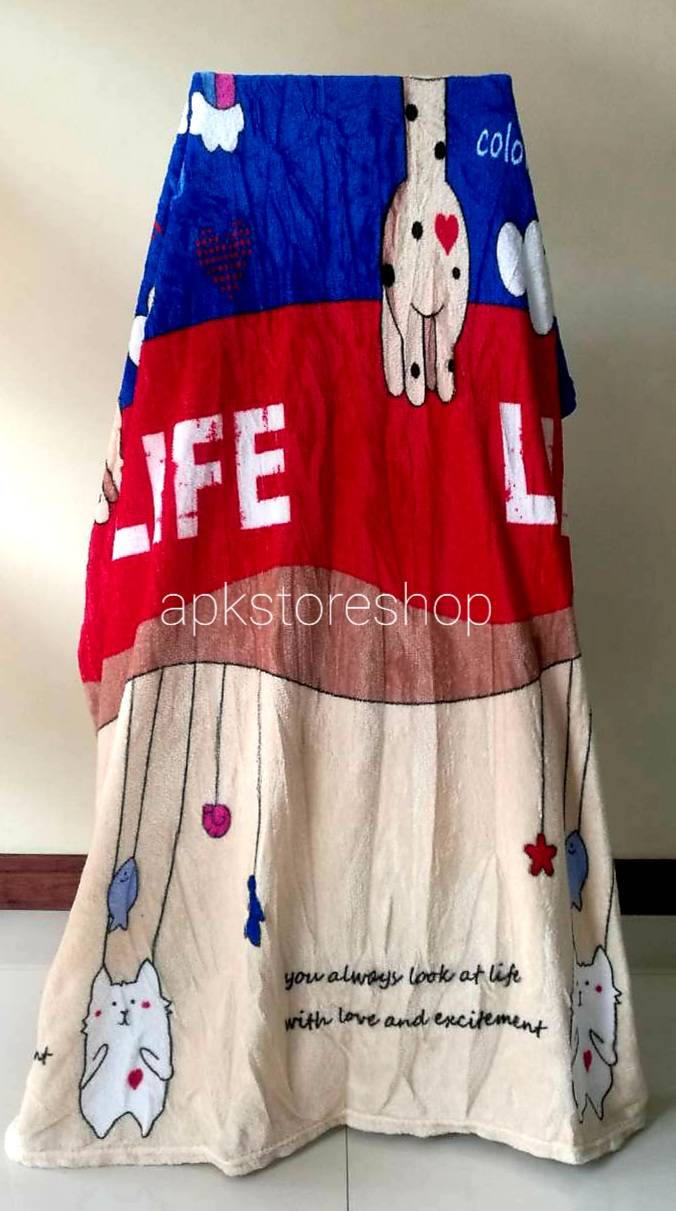 ขายส่ง ผ้าห่มนาโน แบบบาง #APK57-ลายการ์ตูน ส่ง 57 บาท