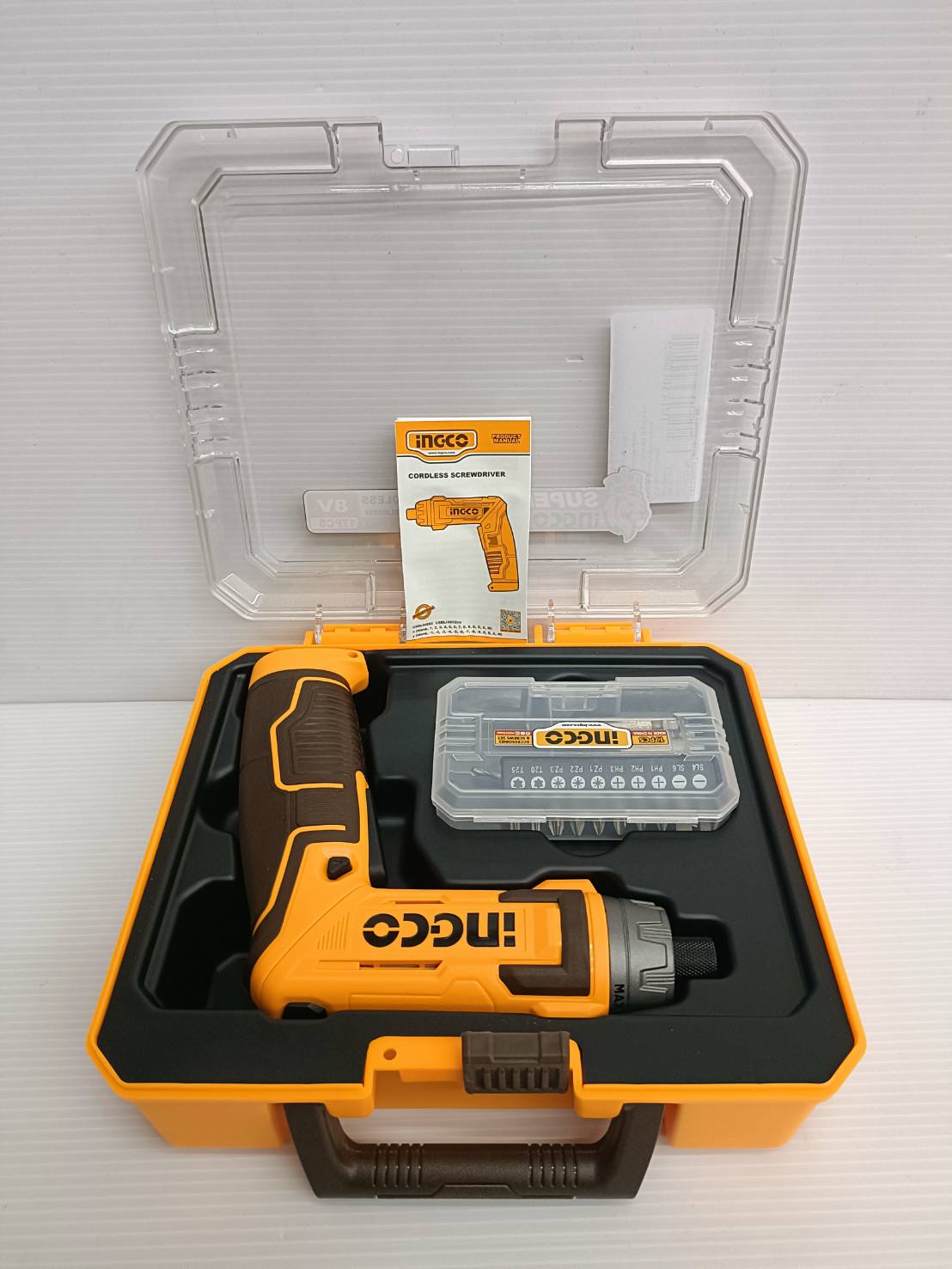 INGCO ชุดไขควงไร้สาย 8V รุ่น CSDLI08025