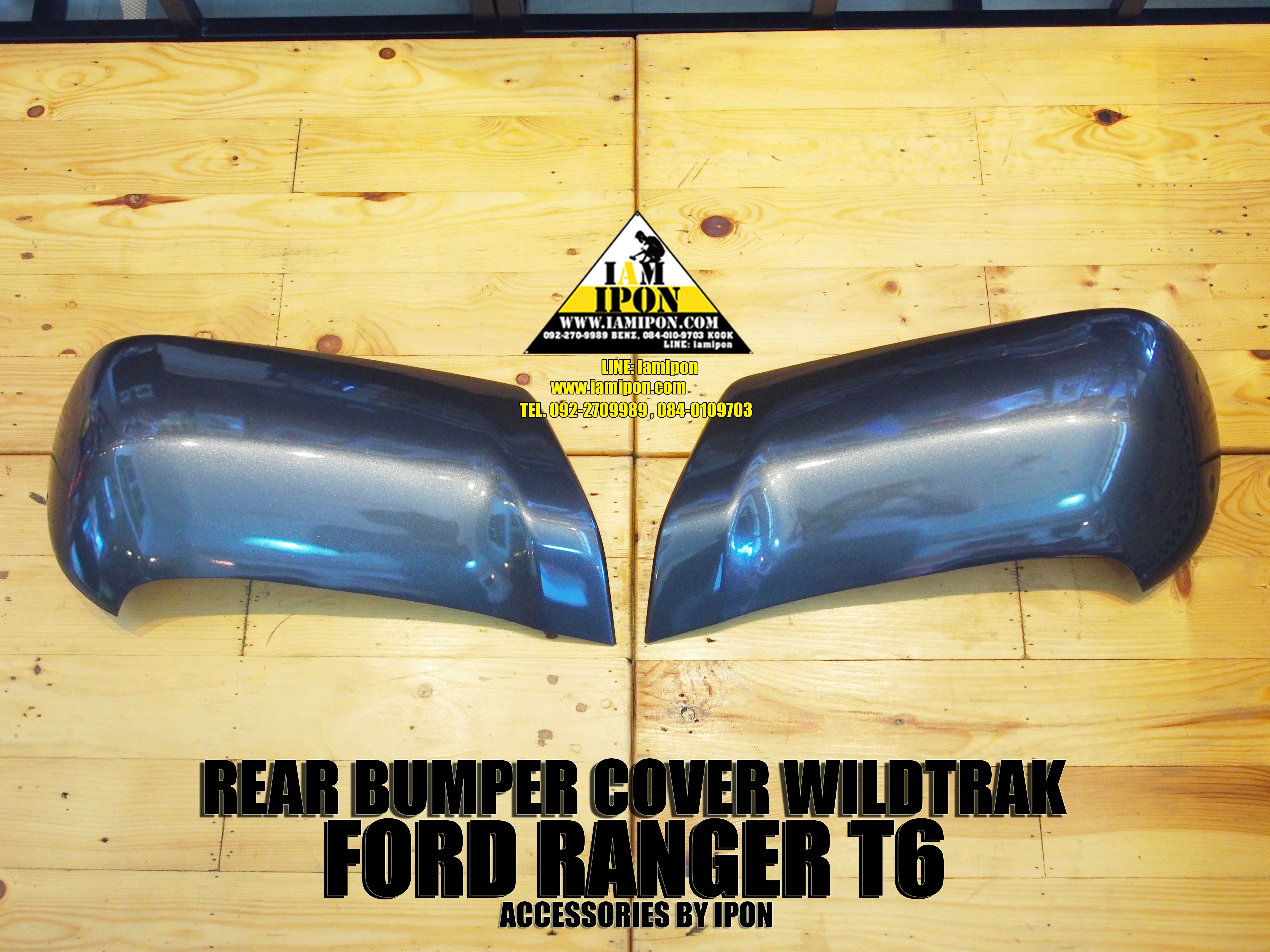 REAR BUMPER COVER FORD RANGER T6 WILDTRAK ครอบกันชนท้ายไวลด์แทรคฟอร์ดเรนเจอร์ T6