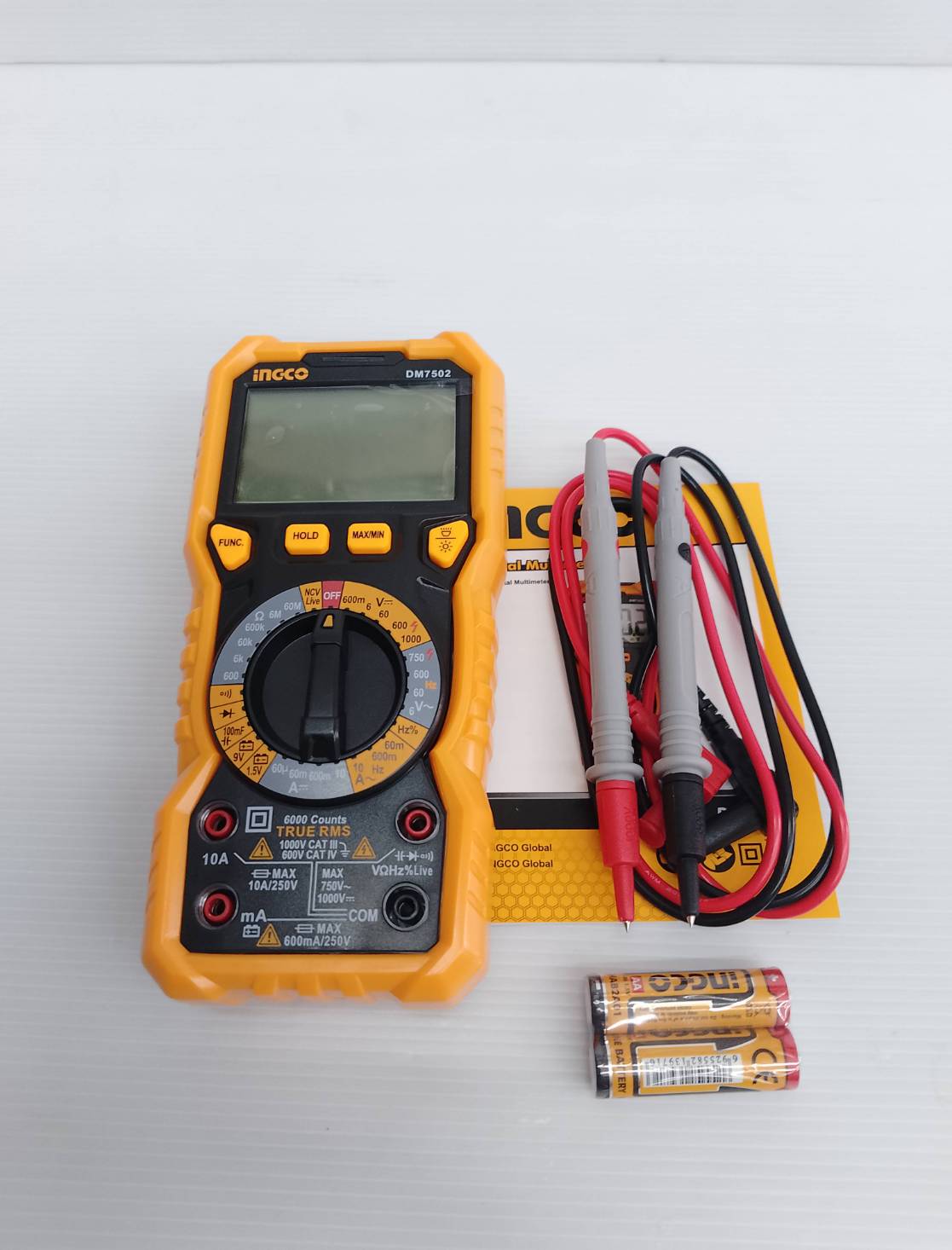 ดิจิตอลมัลติมิเตอร์ DM7502 INGCO